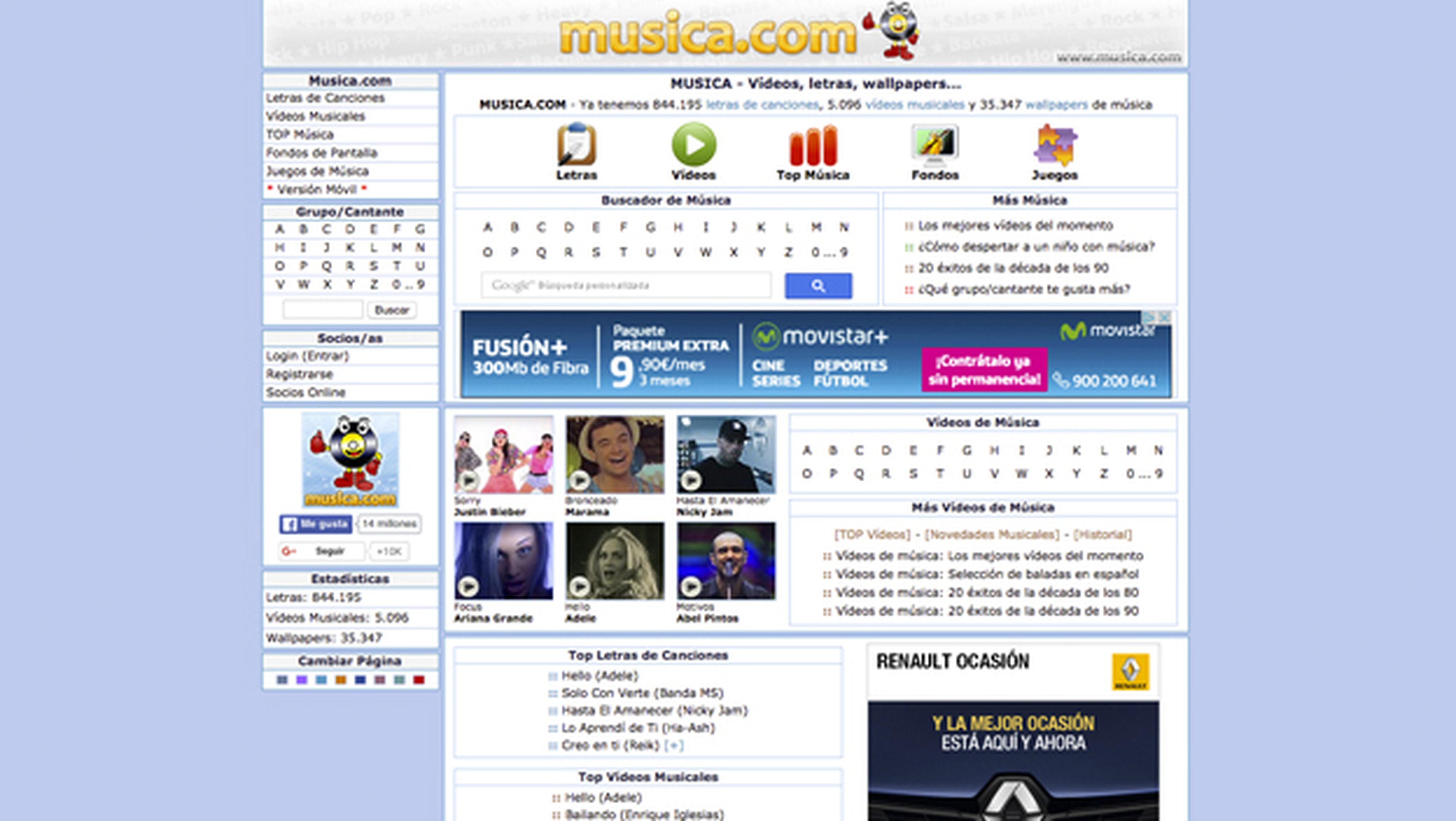 Web de Musica.com