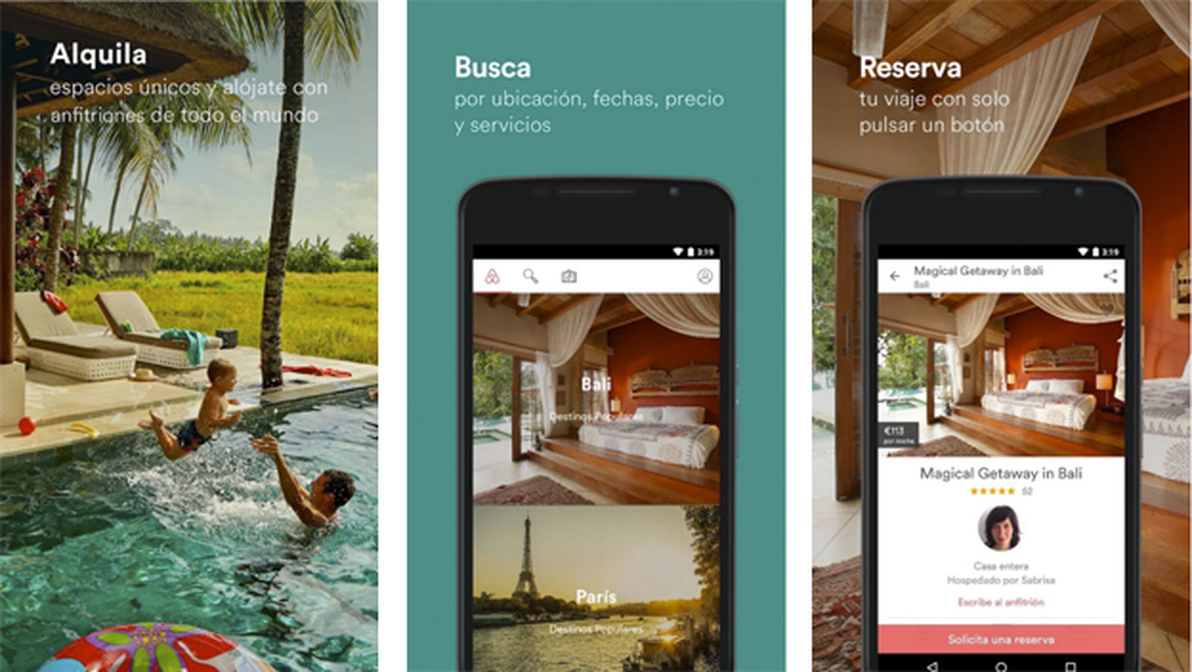 Airbnb ios y android