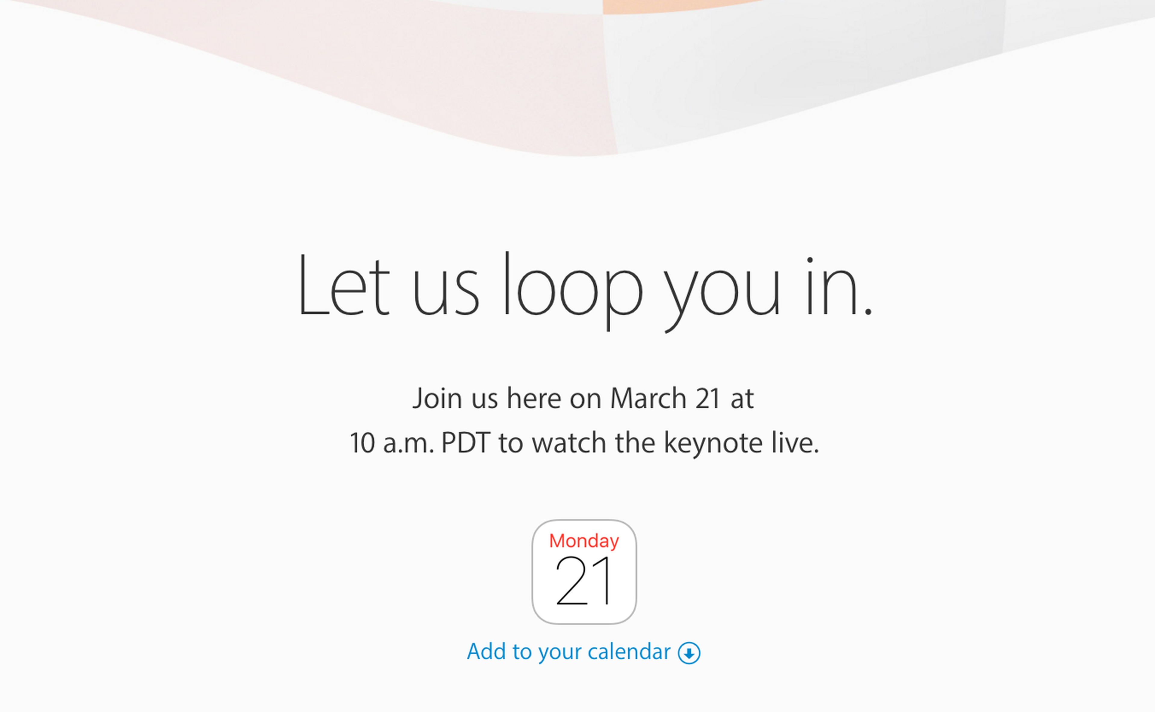 ver online streaming keynote apple marzo 2016 nuevo iPhone SE y iPad Air 3