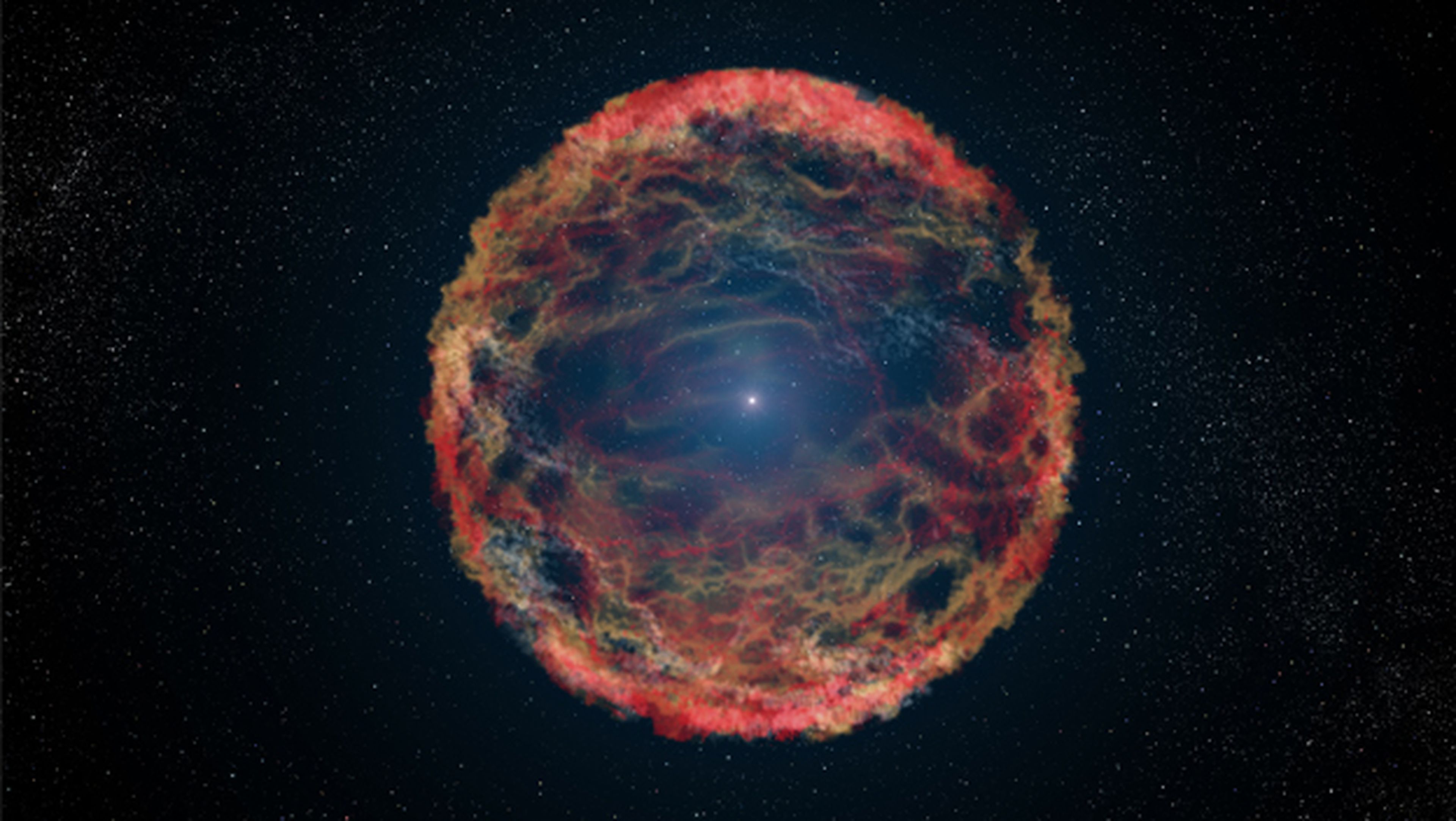 La NASA capta en un vídeo la explosión de una estrella