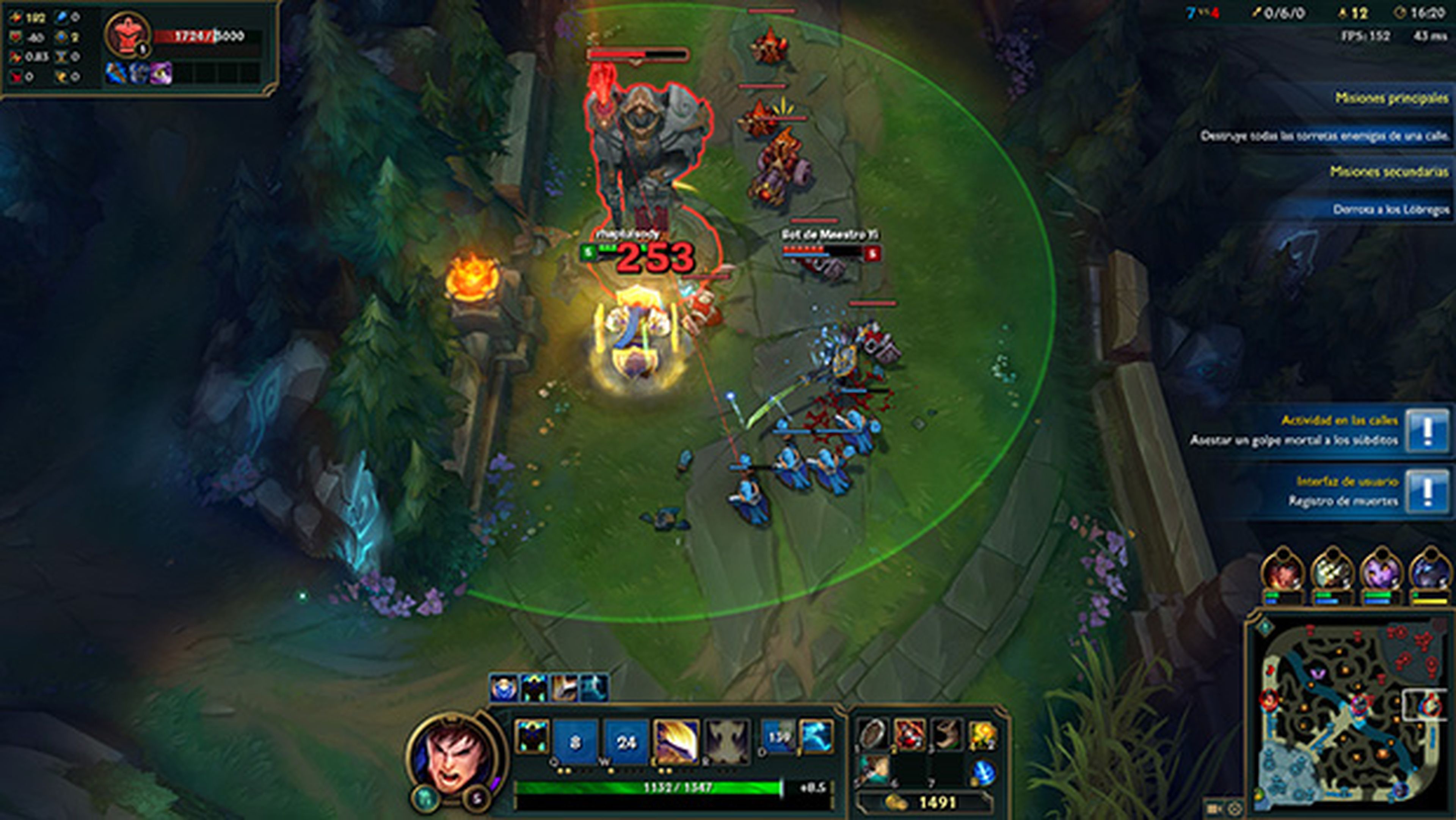League of Legends, gameplay con Gamine Evolved de AMD