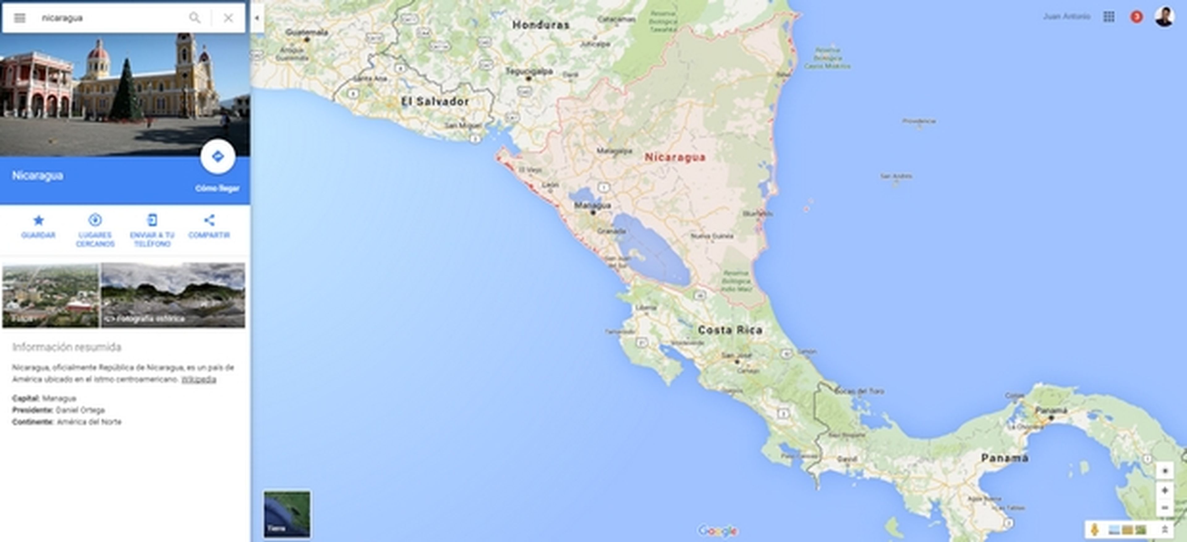 Google Maps cambia las fronteras según el país donde estés