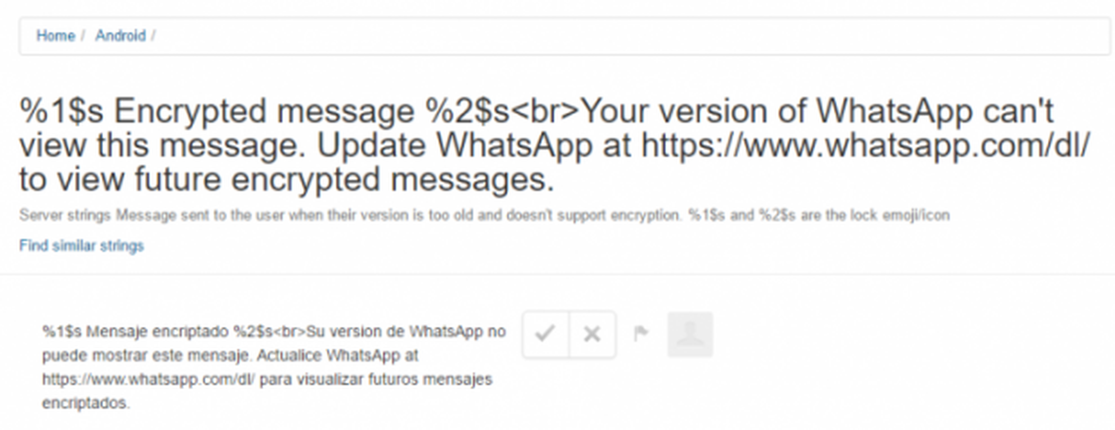 alerta encriptación whatsapp