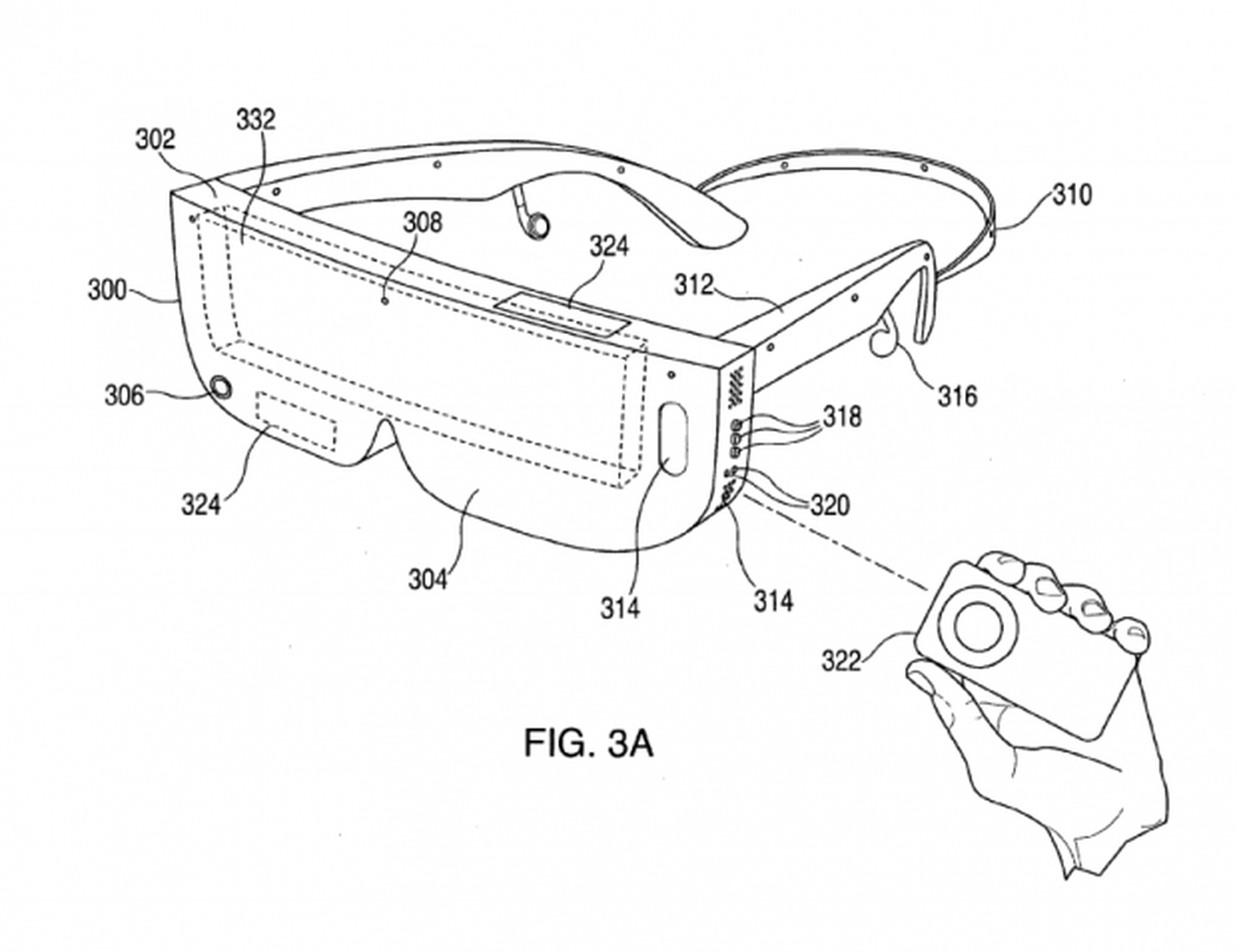 patente gafas realidad virtual apple