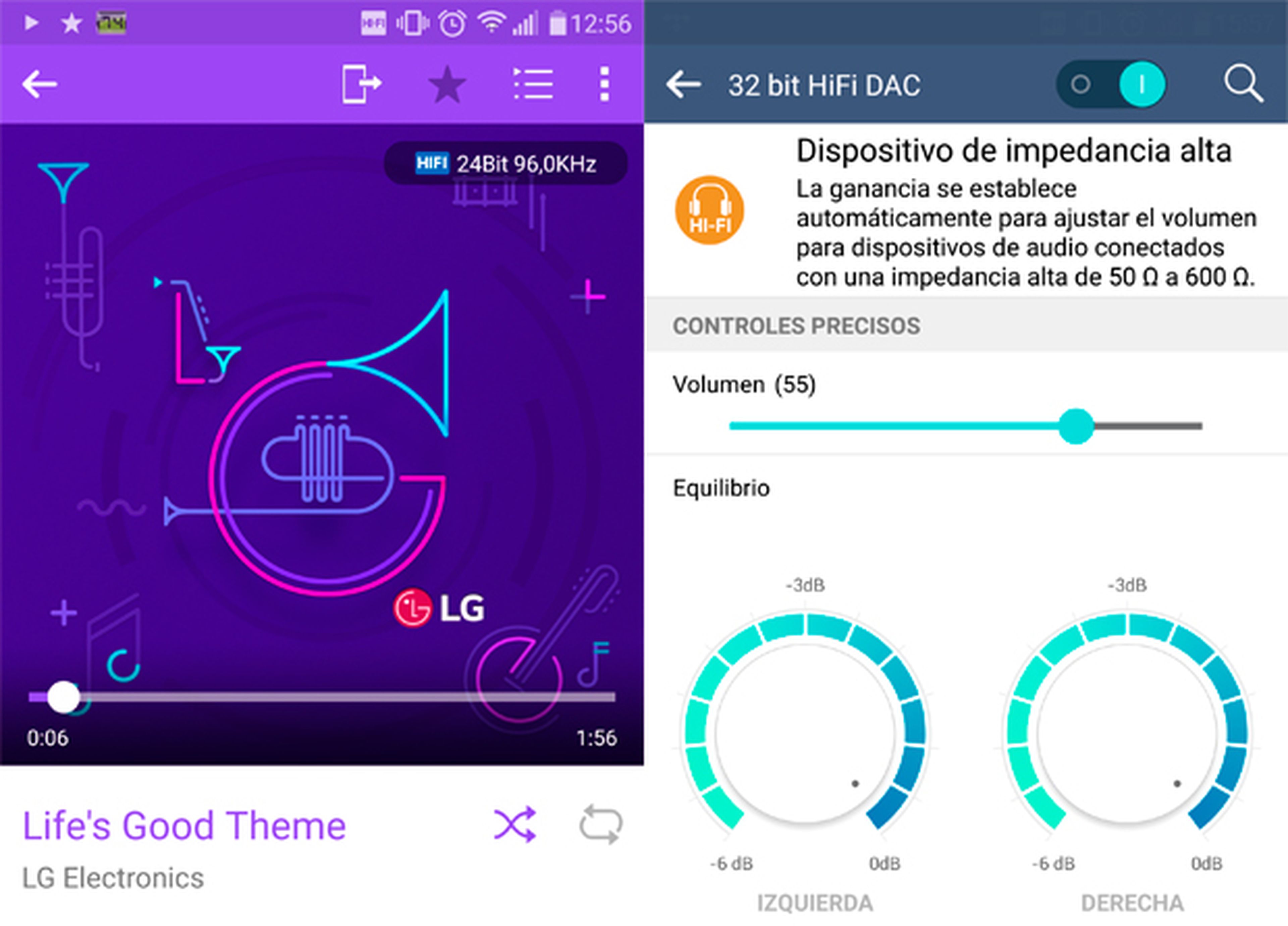 Sonido LG V10