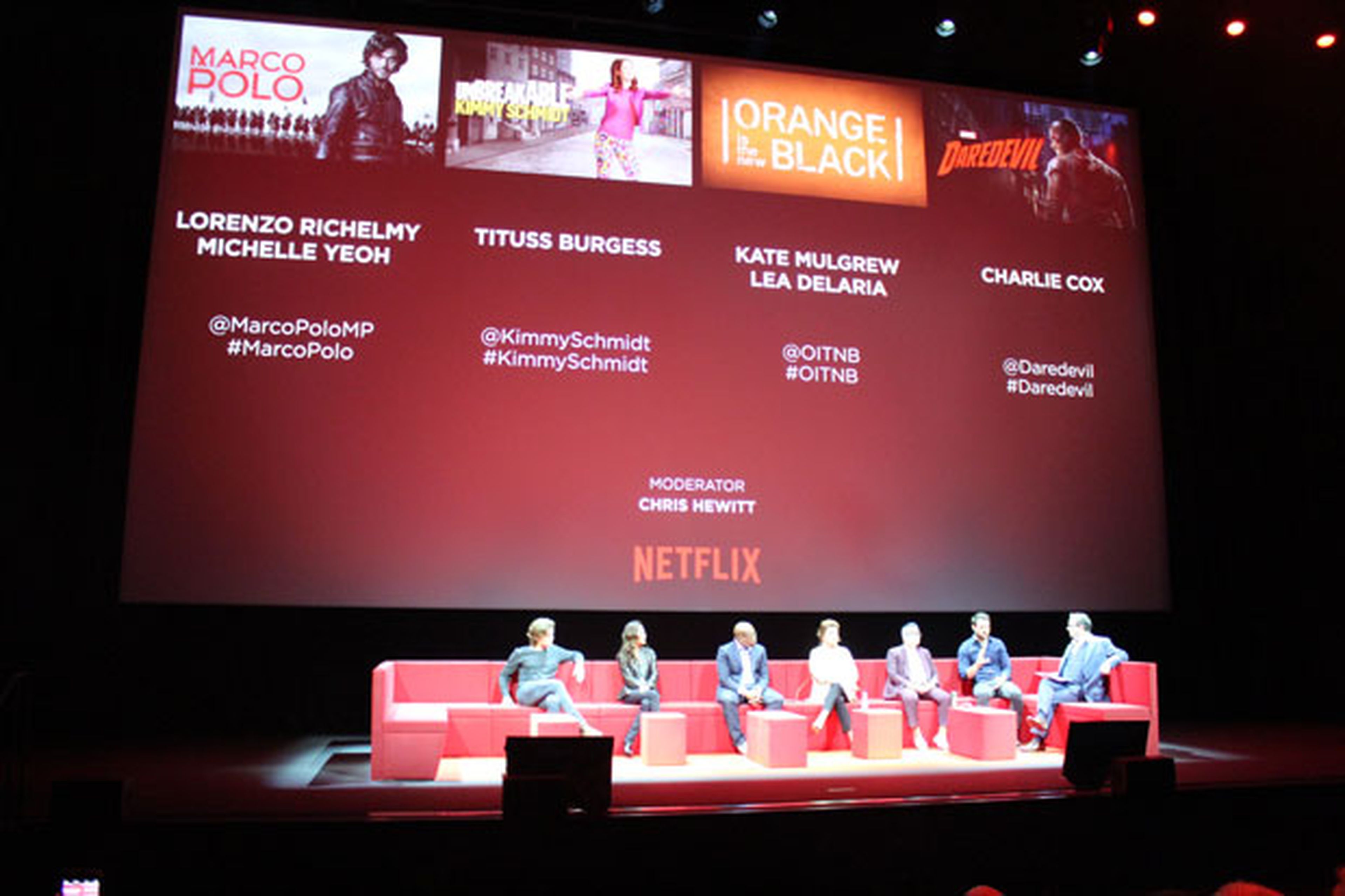 Presentación de nuevas series en Netflix