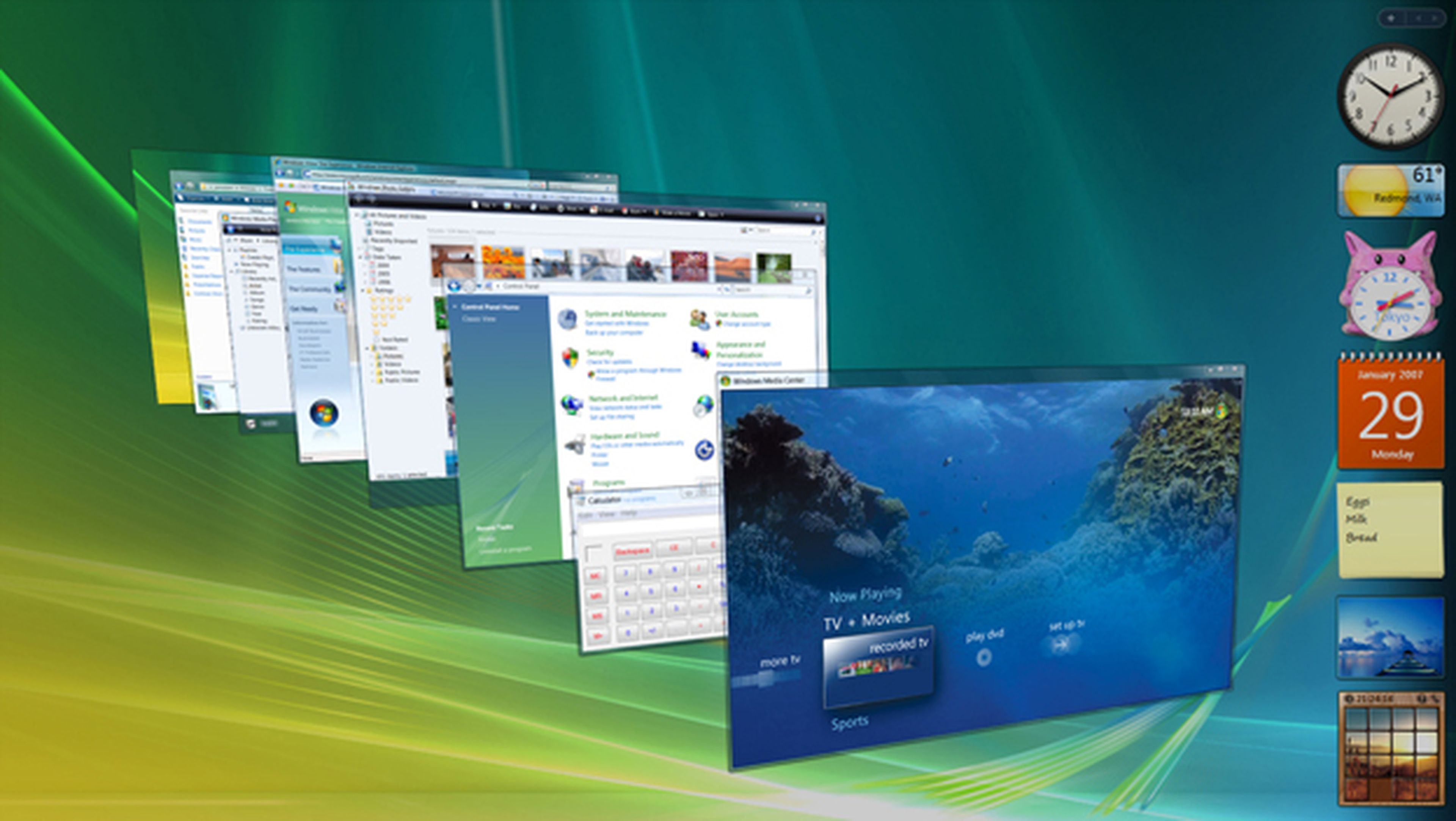 El soporte extendido de Windows Vista finalizará en 2017
