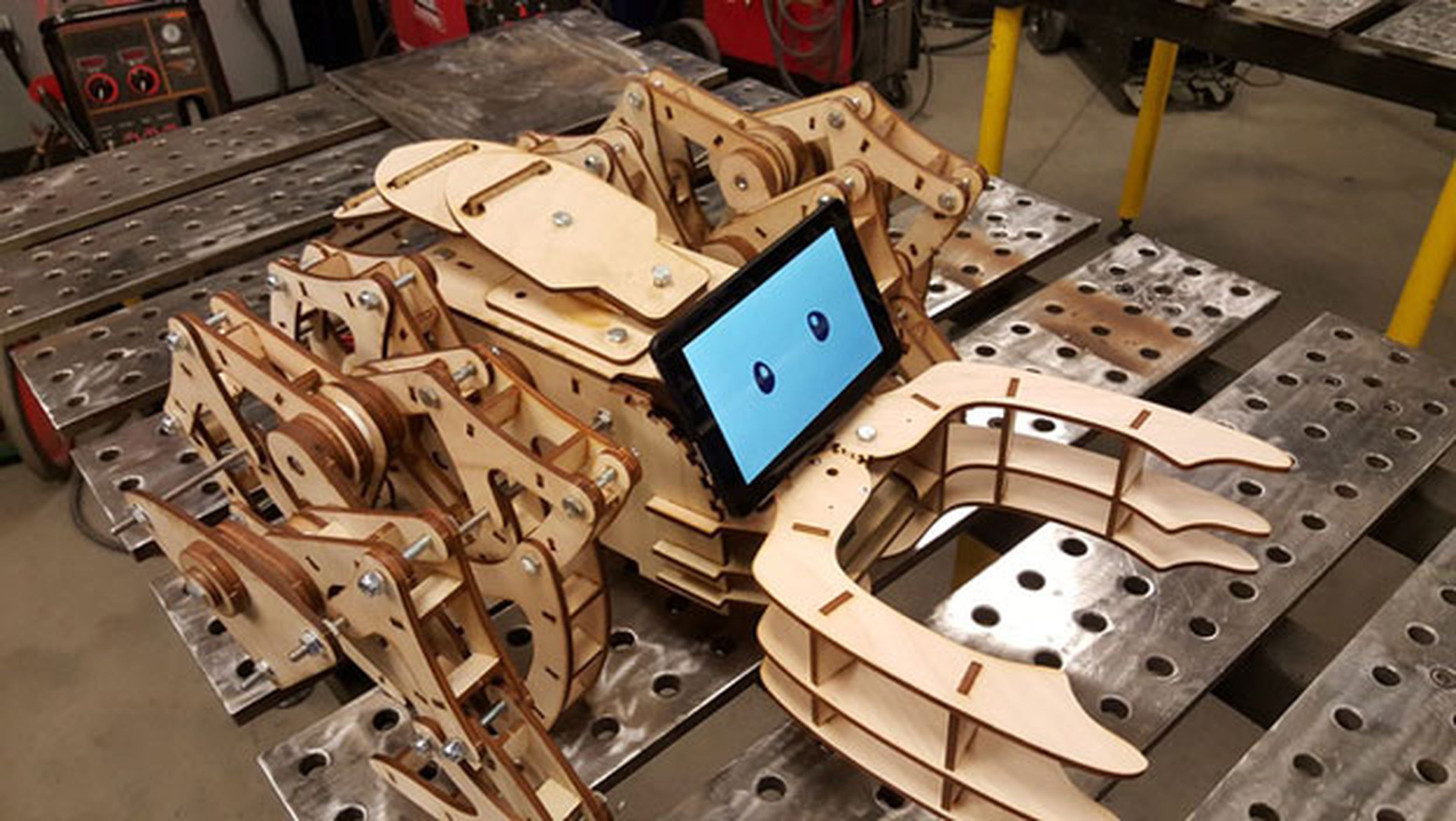 robot de madera