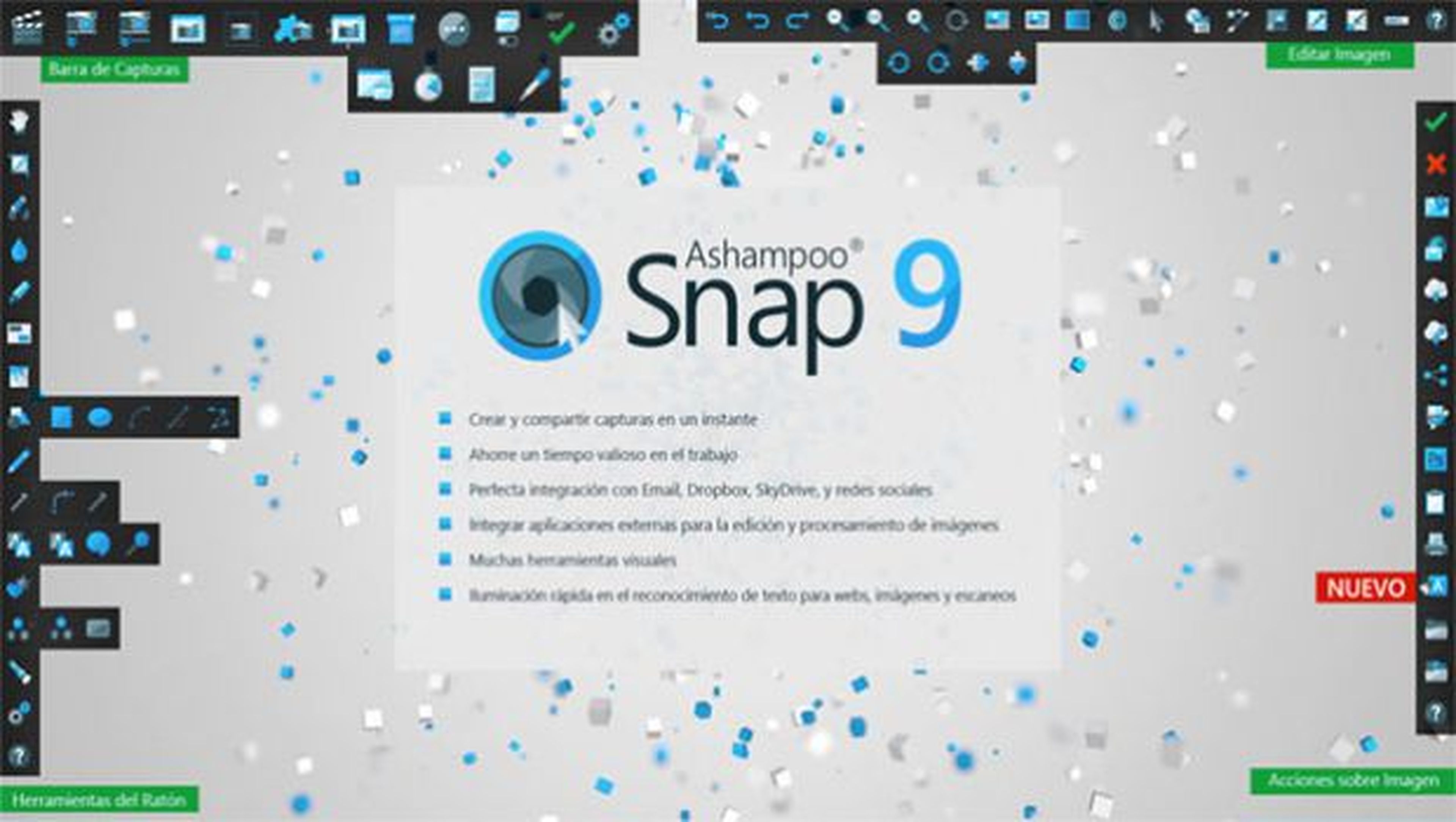 La nueva versión de Ashampoo Snap 9 incluye numerosas funciones y formas de capturar tu pantalla.