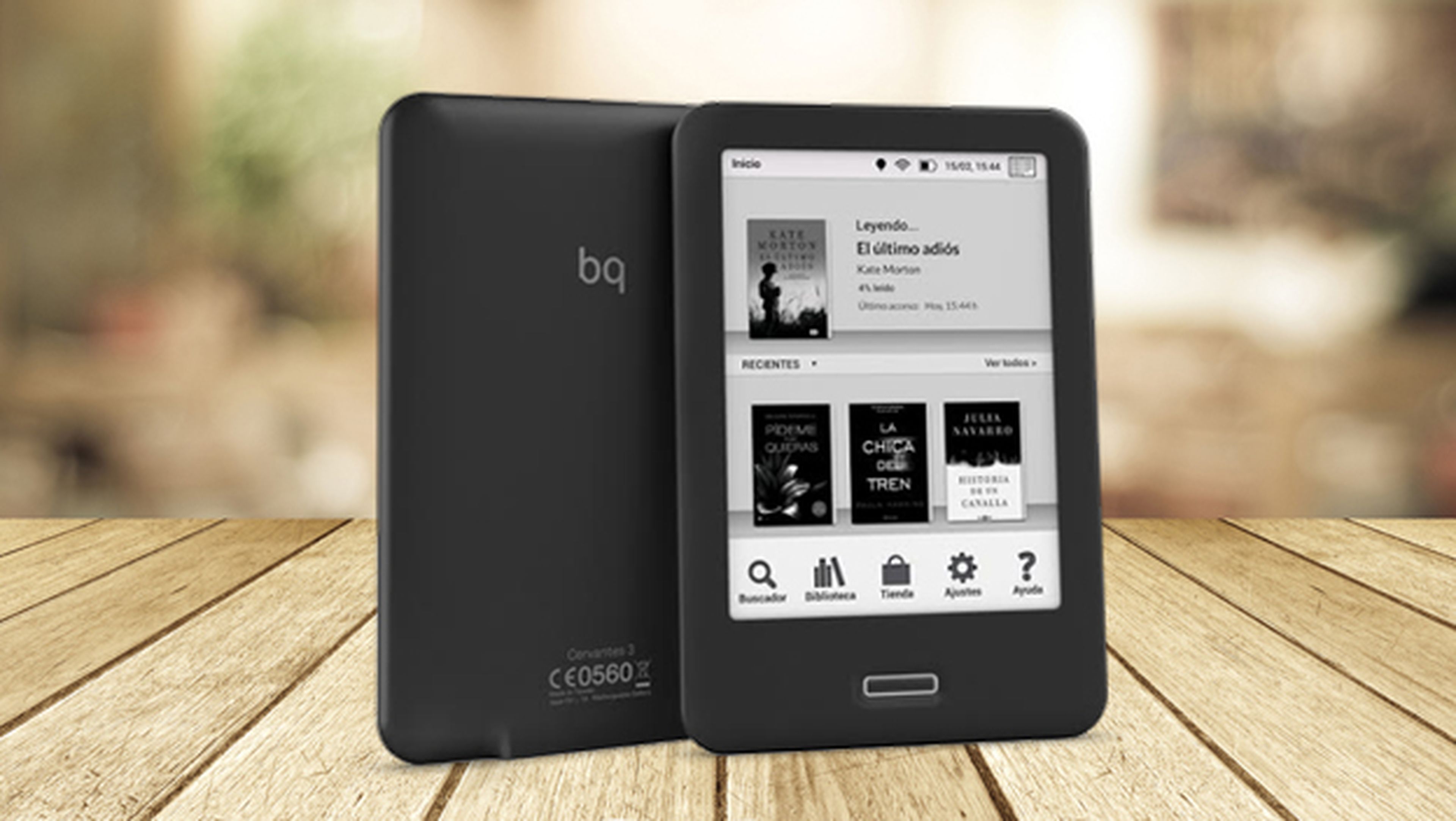 BQ lanza el Cervantes 3, un e-reader de última generación