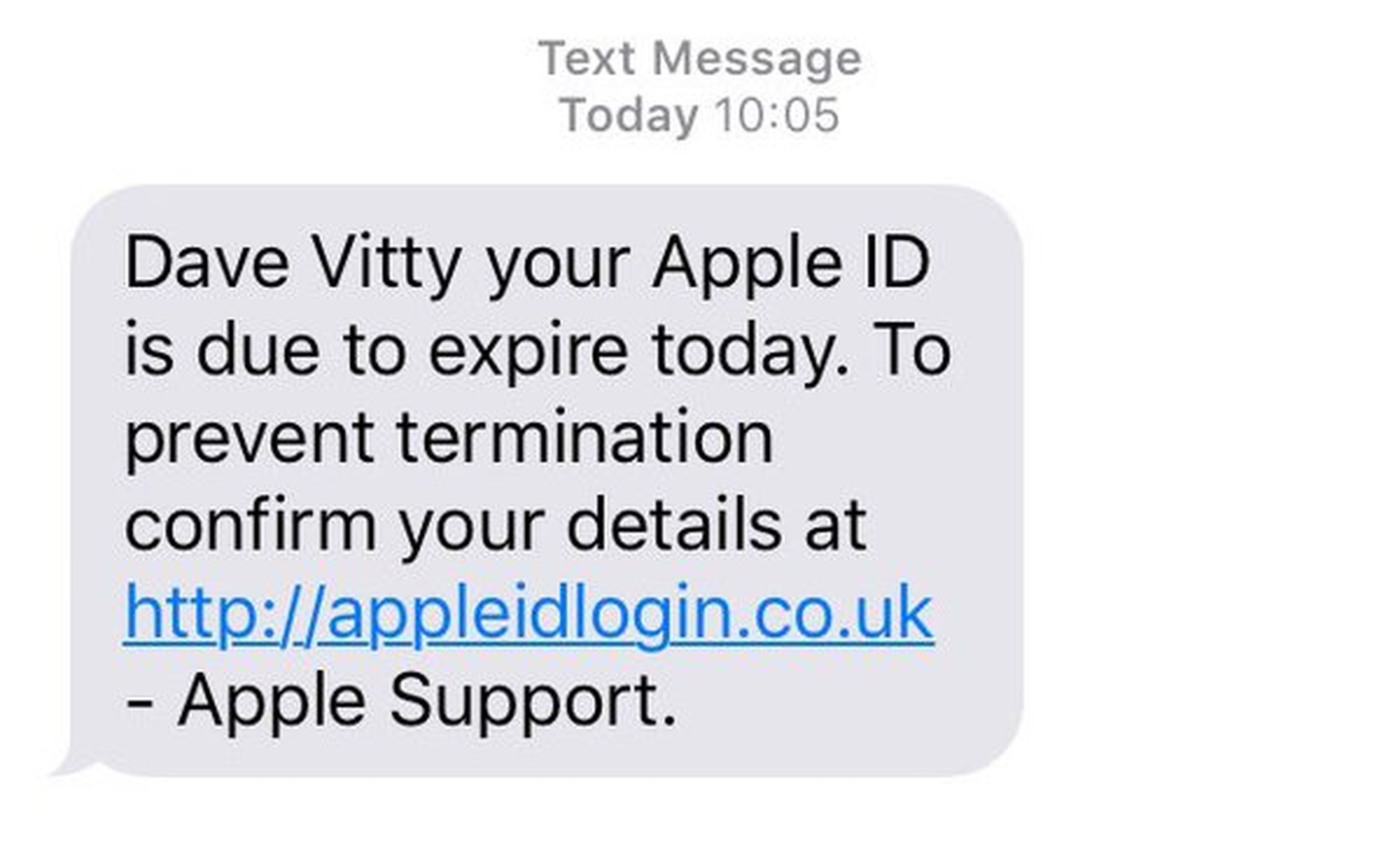 scam apple id