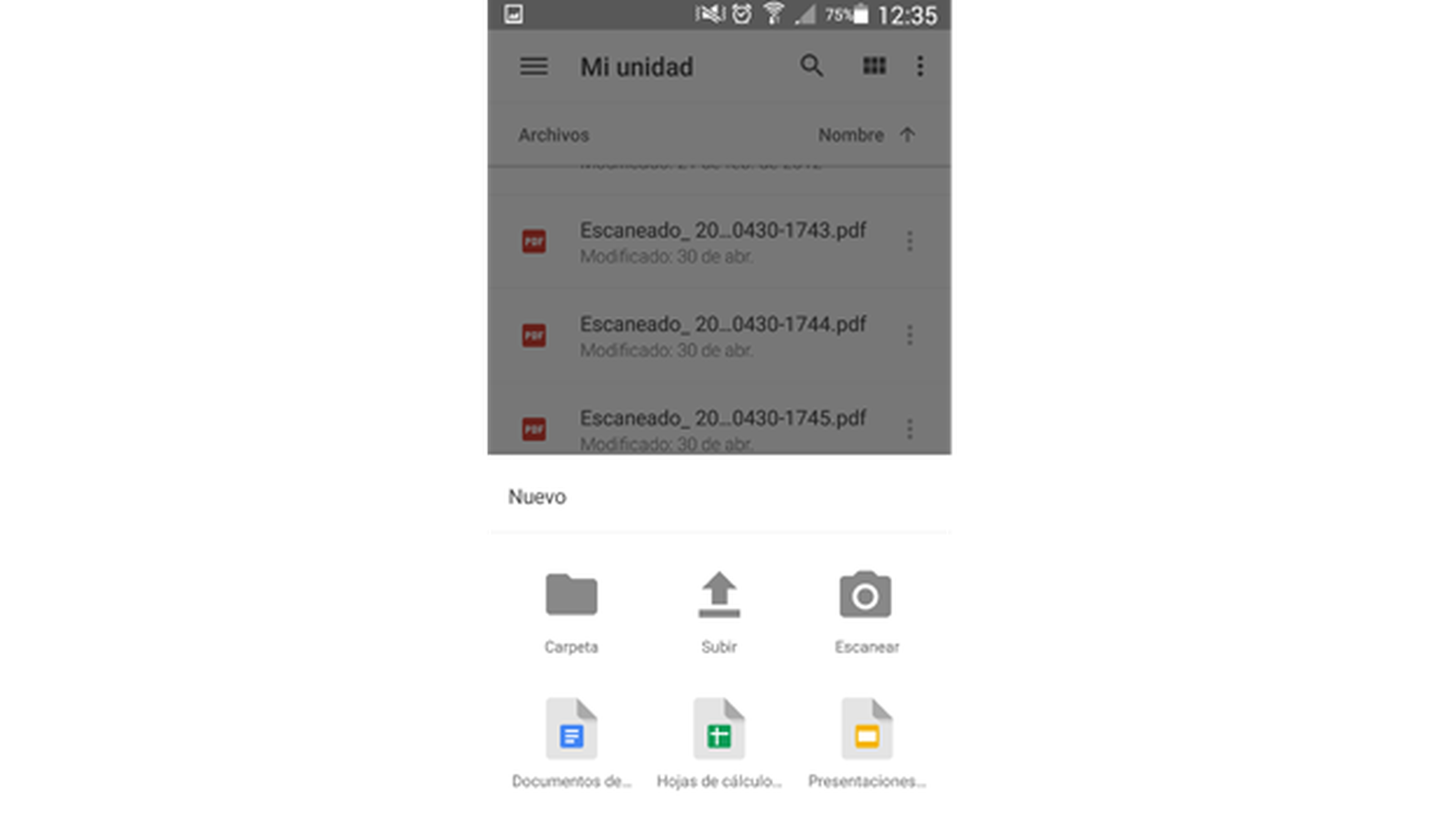 Cómo escanear documentos desde tu móvil con Google Drive