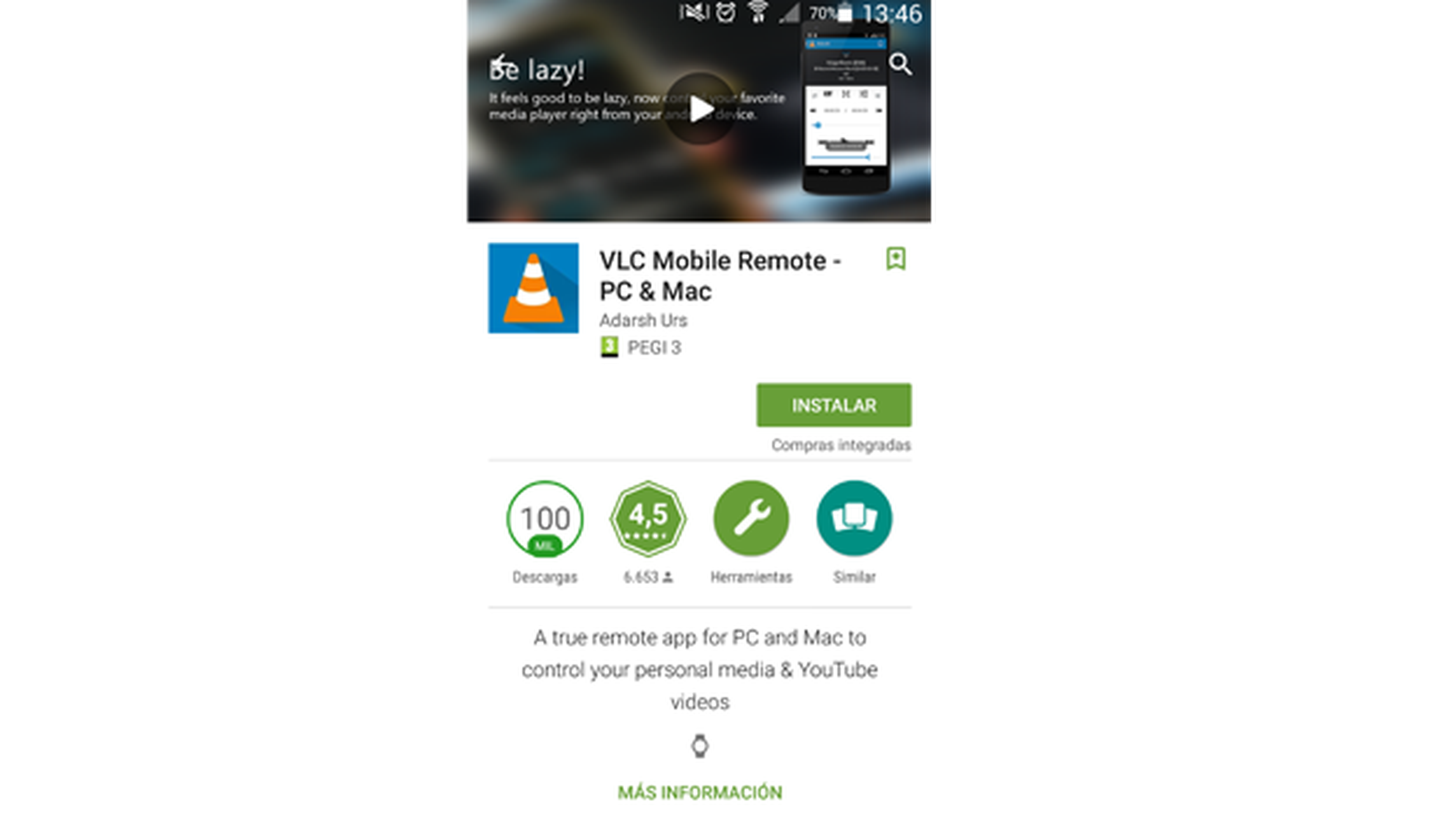 Descargar VLC Mobile Remote para Android