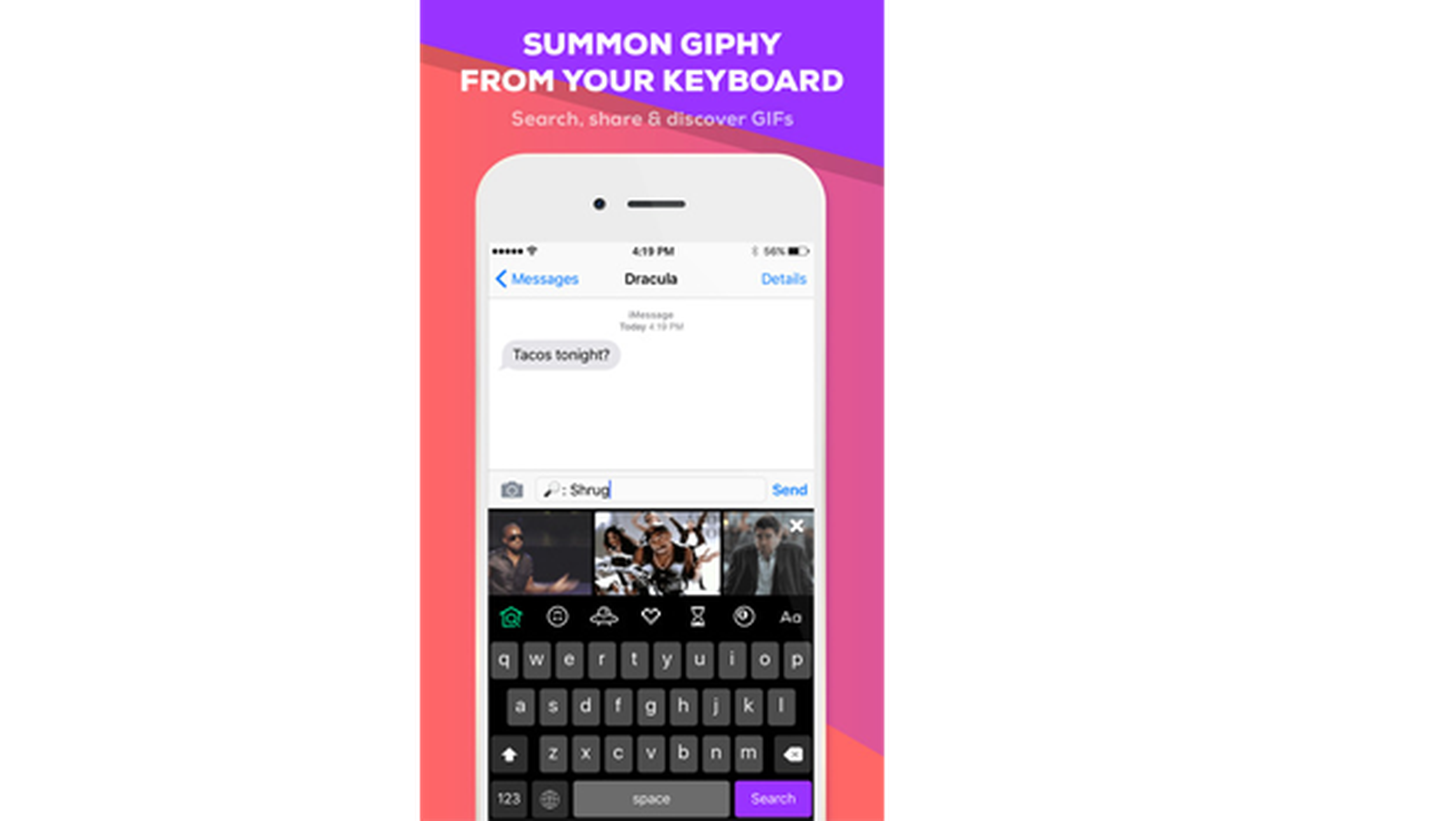 Giphy Keys: el teclado pensado para los GIF, ya en iOS