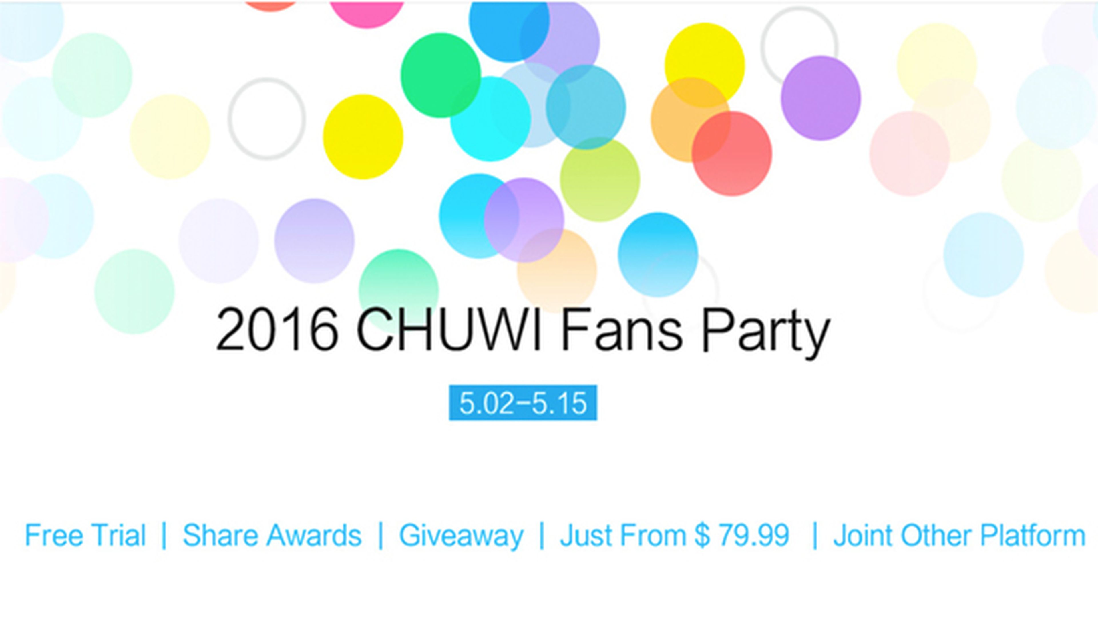 Chuwi celebra su 12 aniversario y te invita a su Fans party