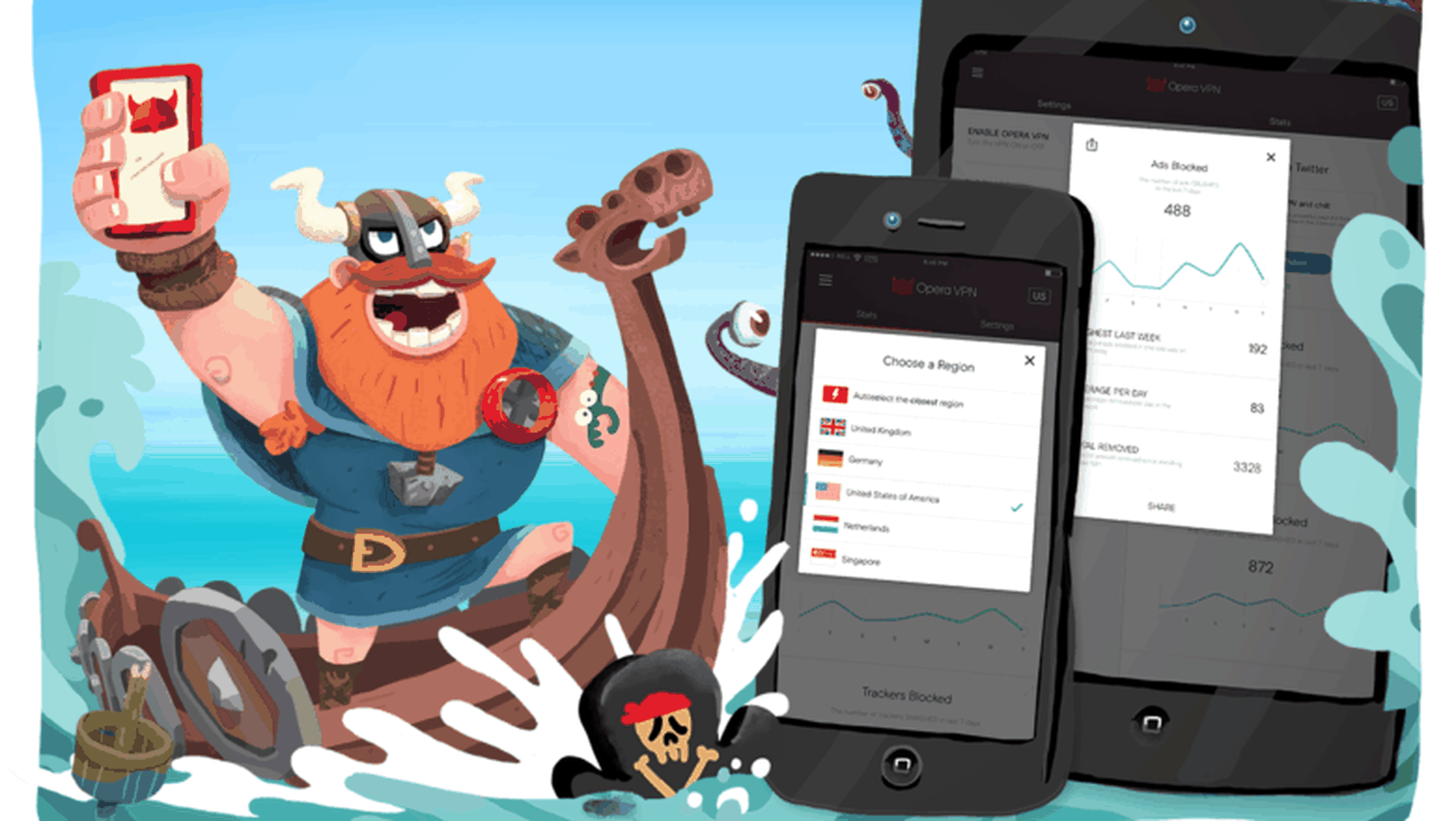 Opera presenta su VPN gratuito e ilimitado para iOS