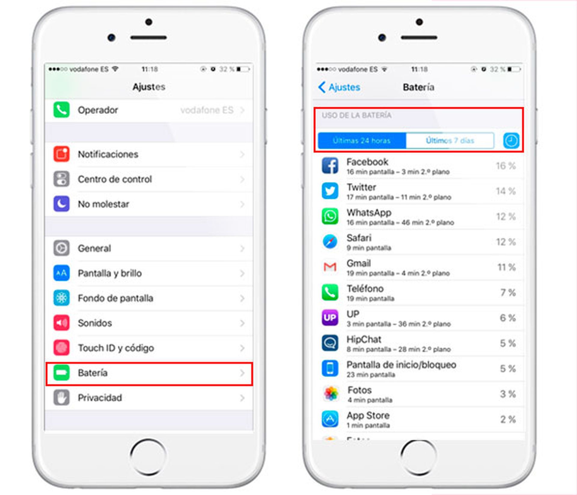 Truco para averiguar qué apps de iOS 9 están drenando la batería