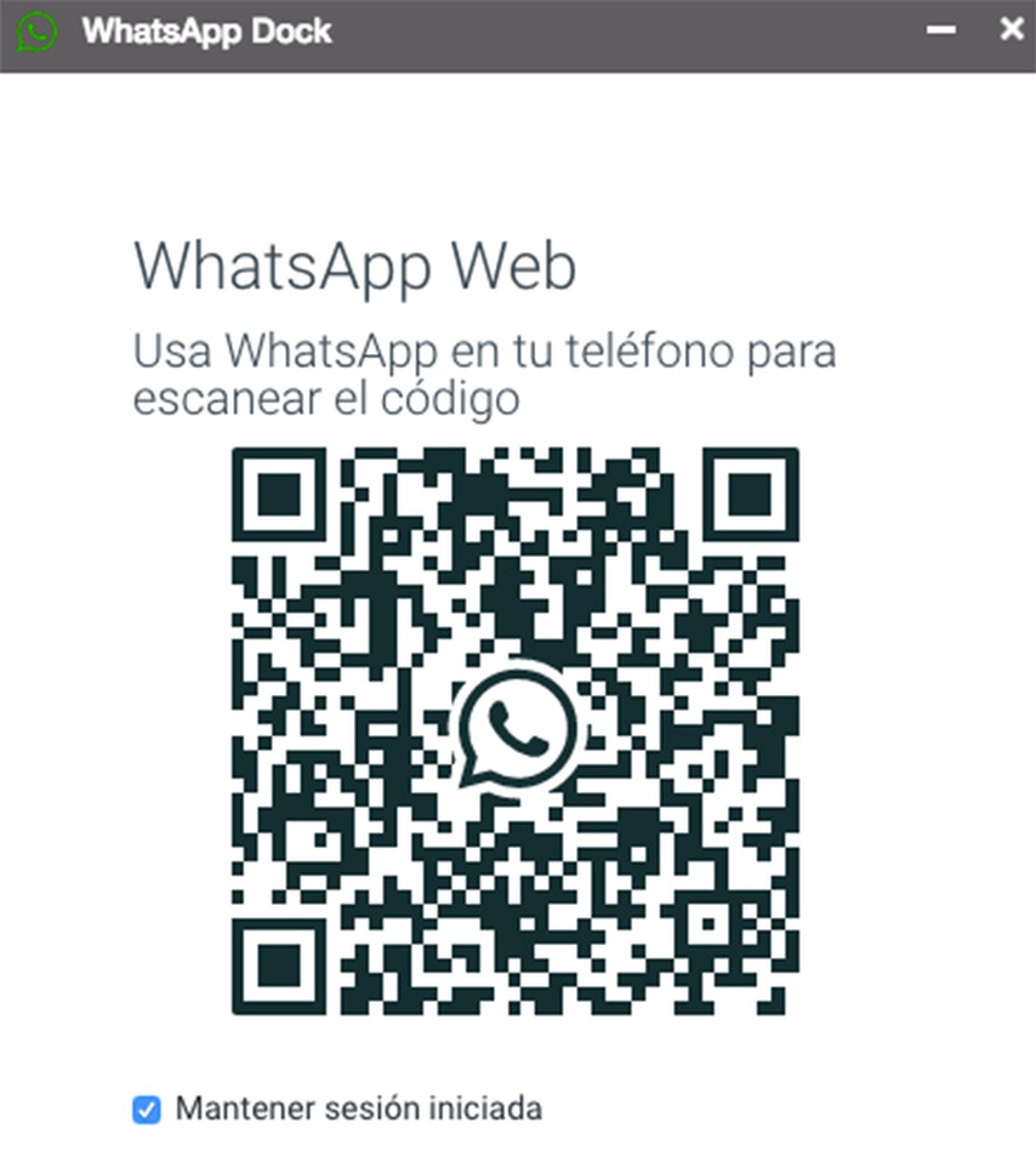 Instalar WhatsApp Dock
