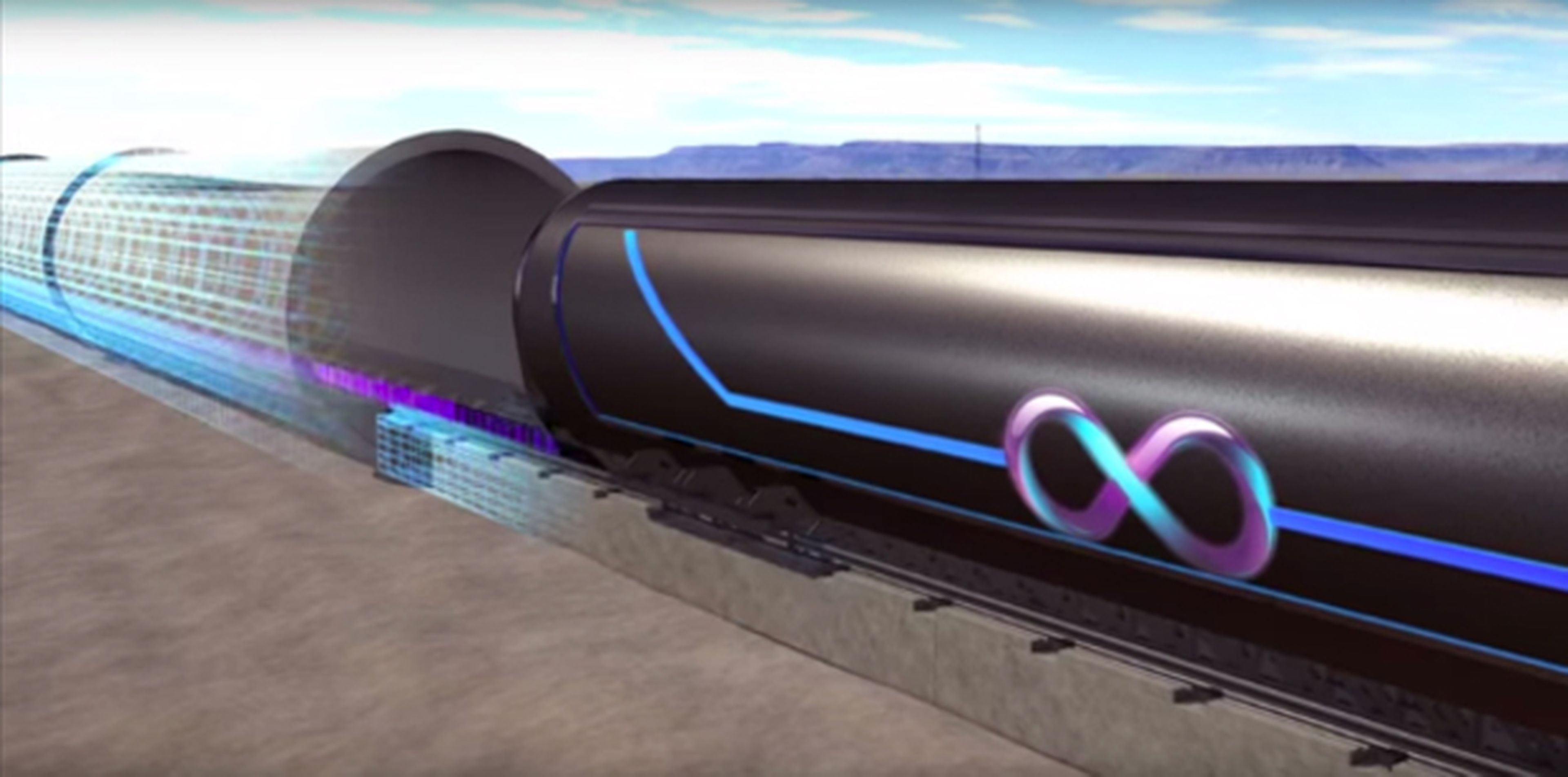 Prototipo de Hyperloop, el transporte de alta velocidad del futuro