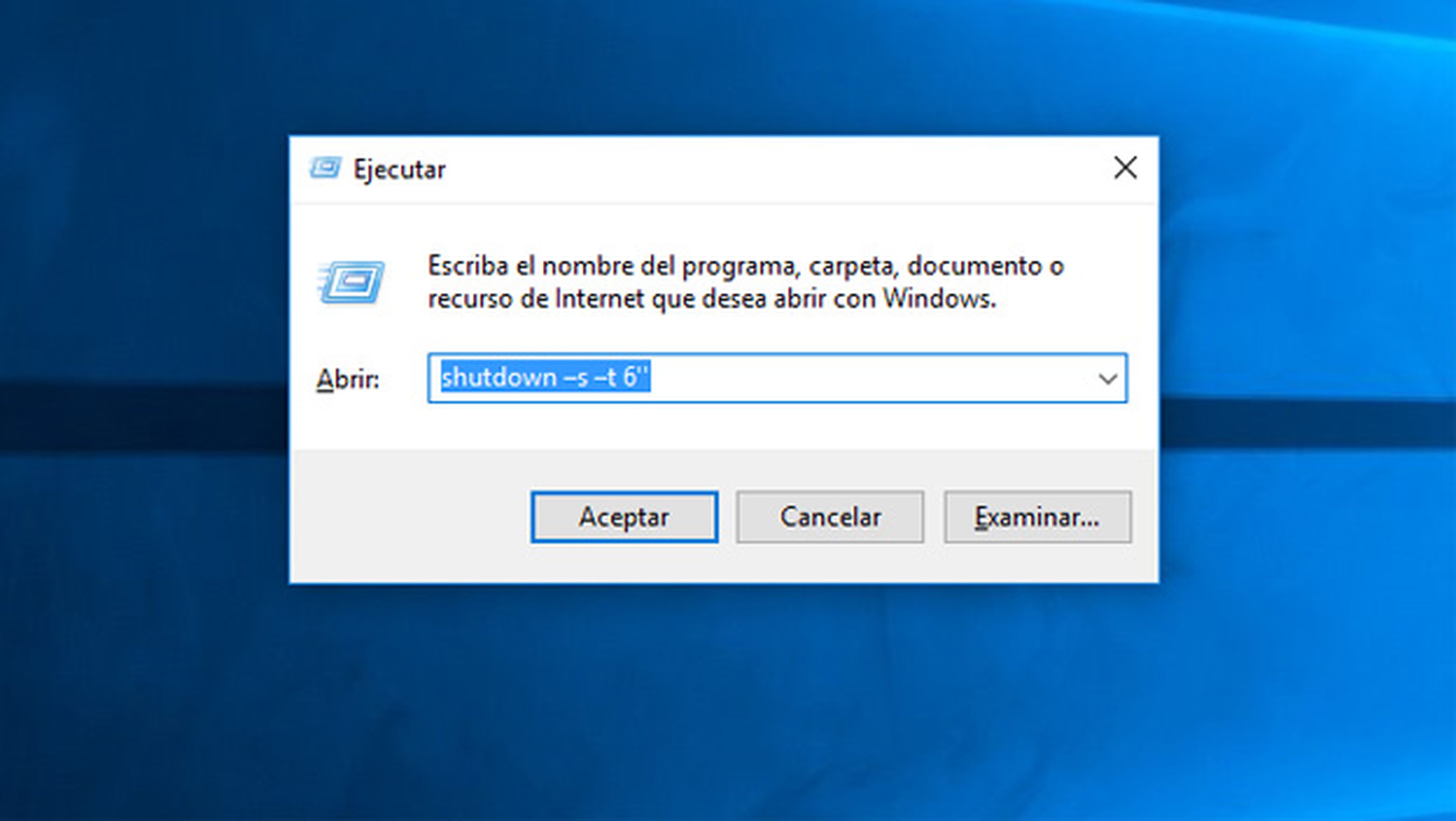 Trucos para programar el apagado automático en Windows 10