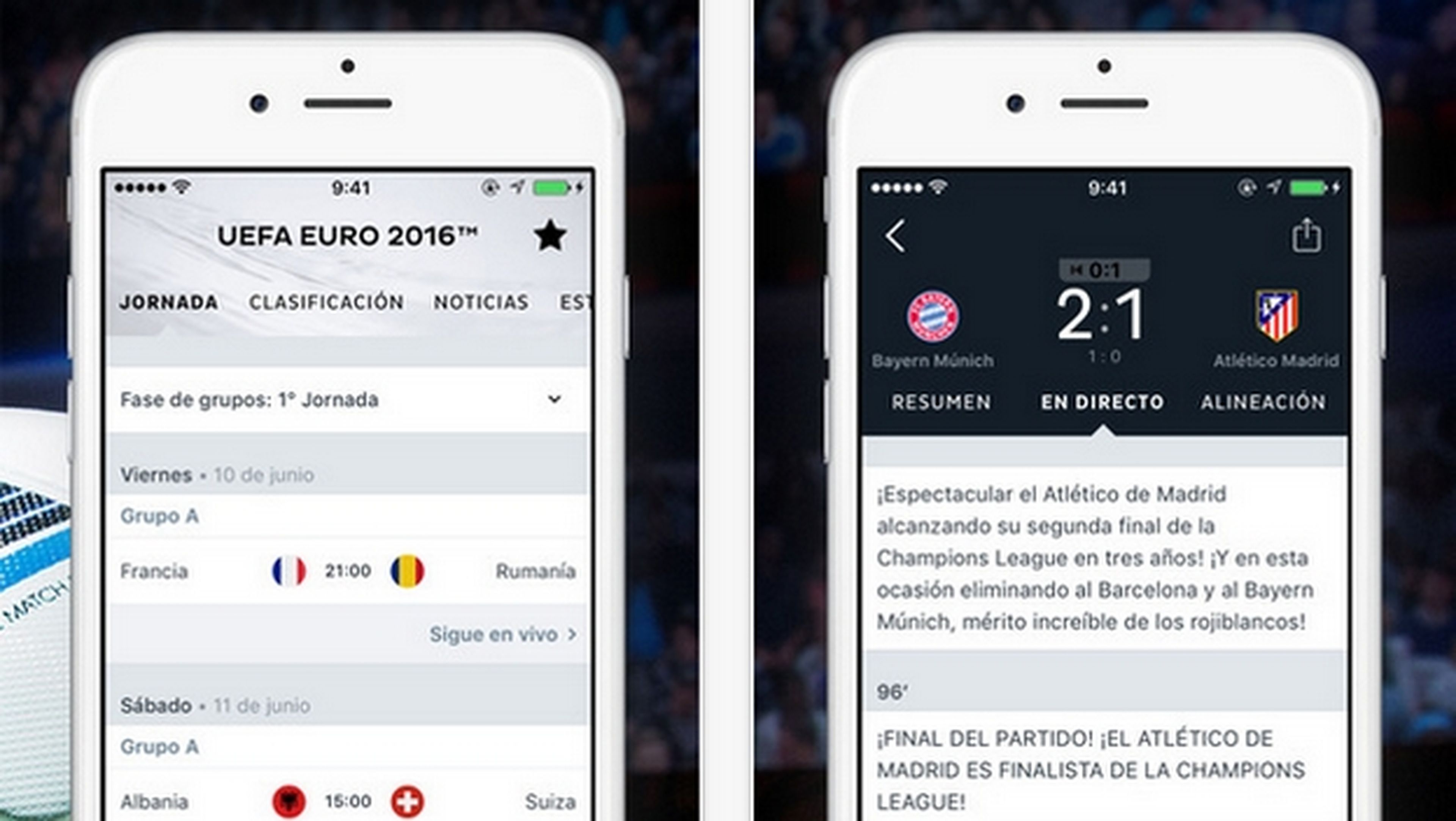 Las mejores apps para seguir la Eurocopa 2016