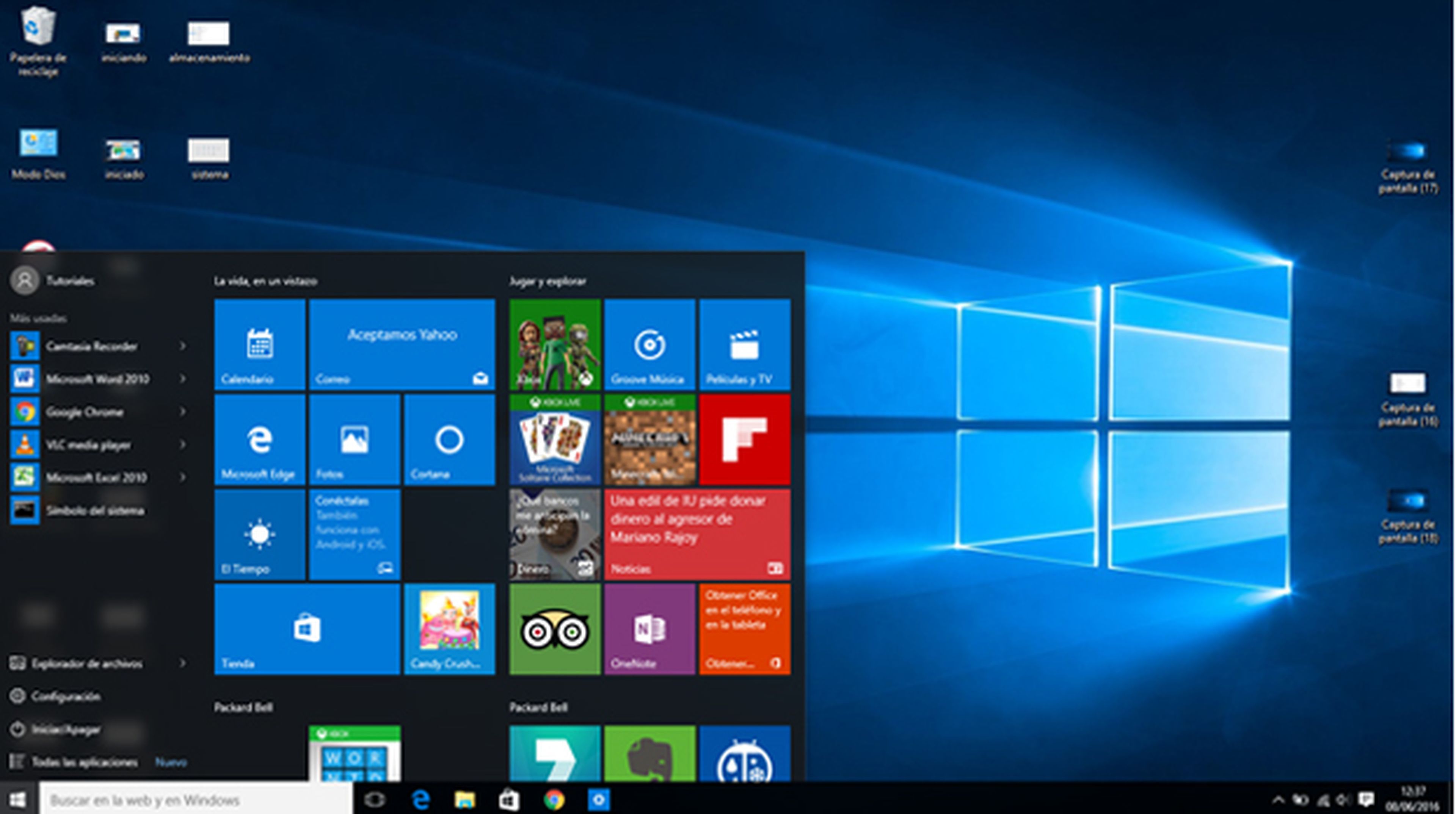 Abre la Configuración de Windows 10