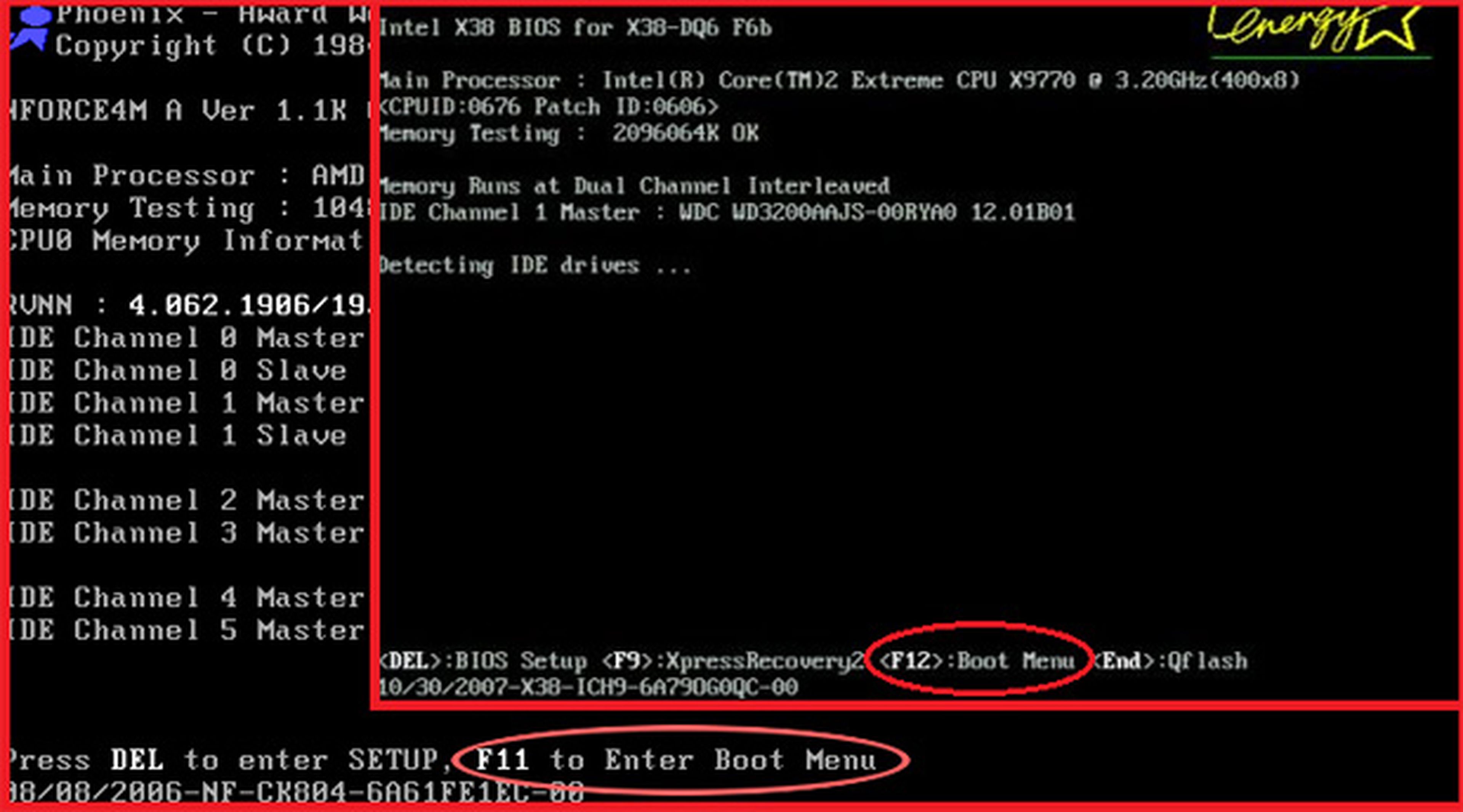 Acceder al Boot Menu de la BIOS