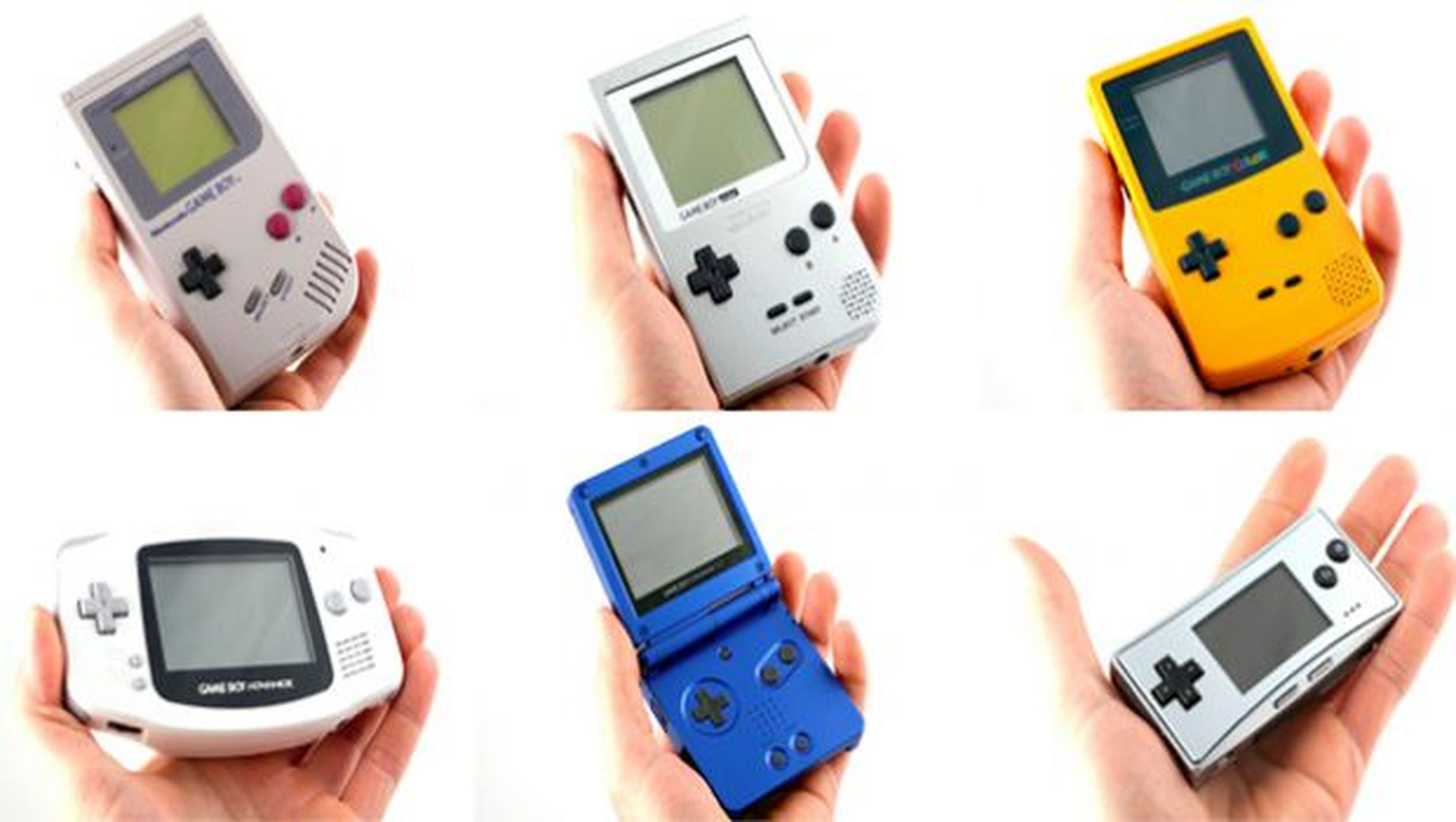 La Game Boy original evolucionó a nuevas versiones más pequeñas, con hardware mejorado o con pantallas más grandes y a color