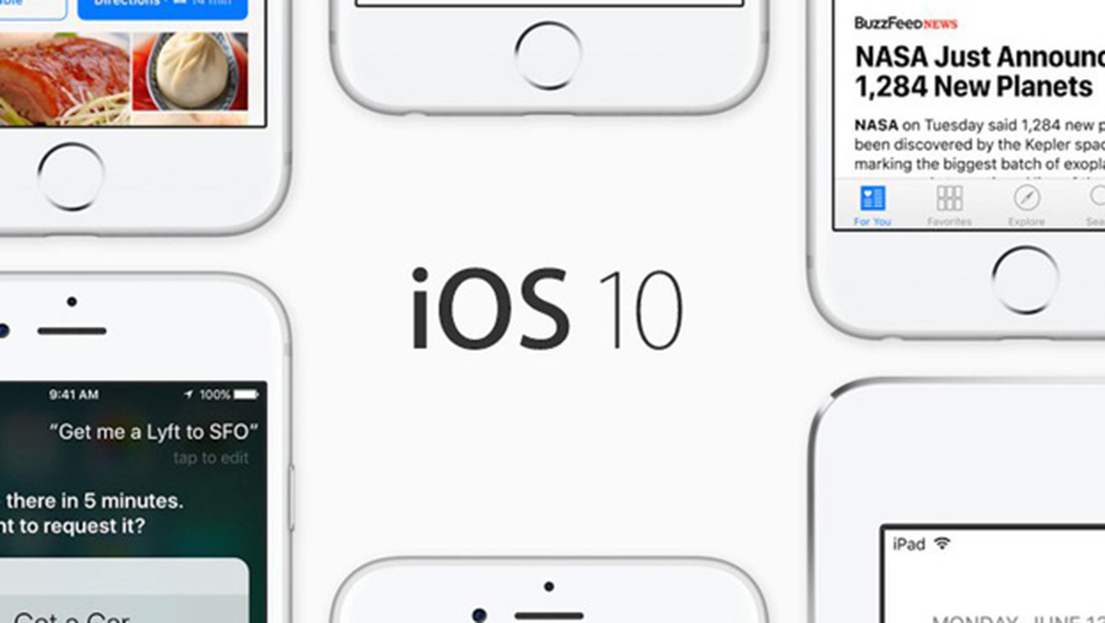 Estos son los dispositivos que podrán actualizar a iOS 10