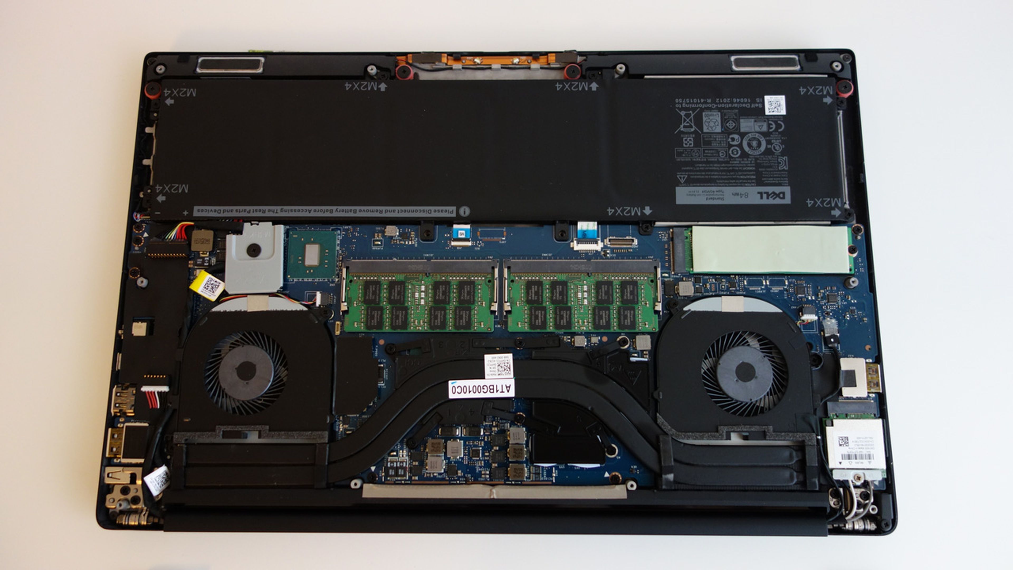 interior del Dell XPS 15