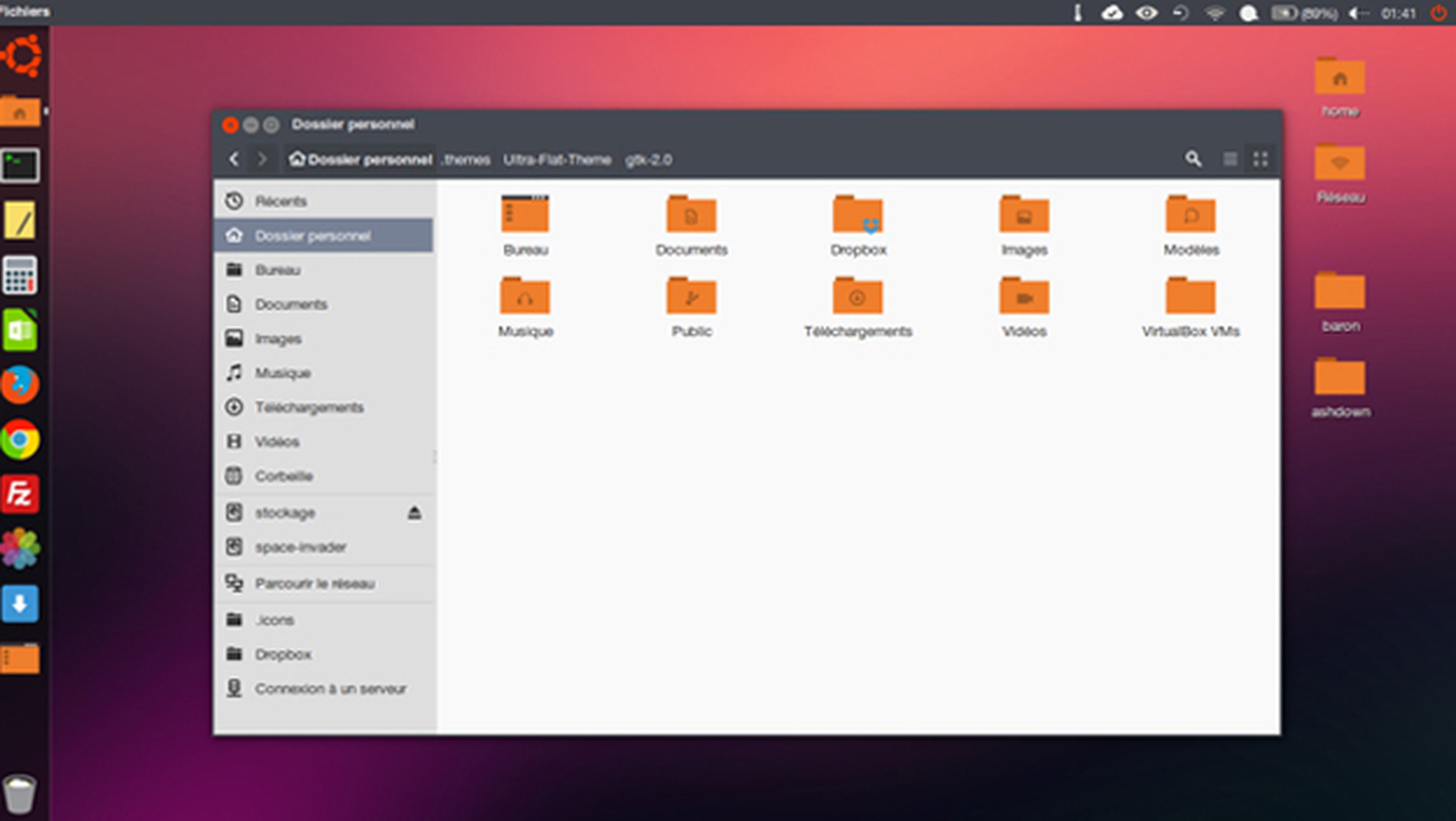 Libra 2.2 Dark para Ubuntu