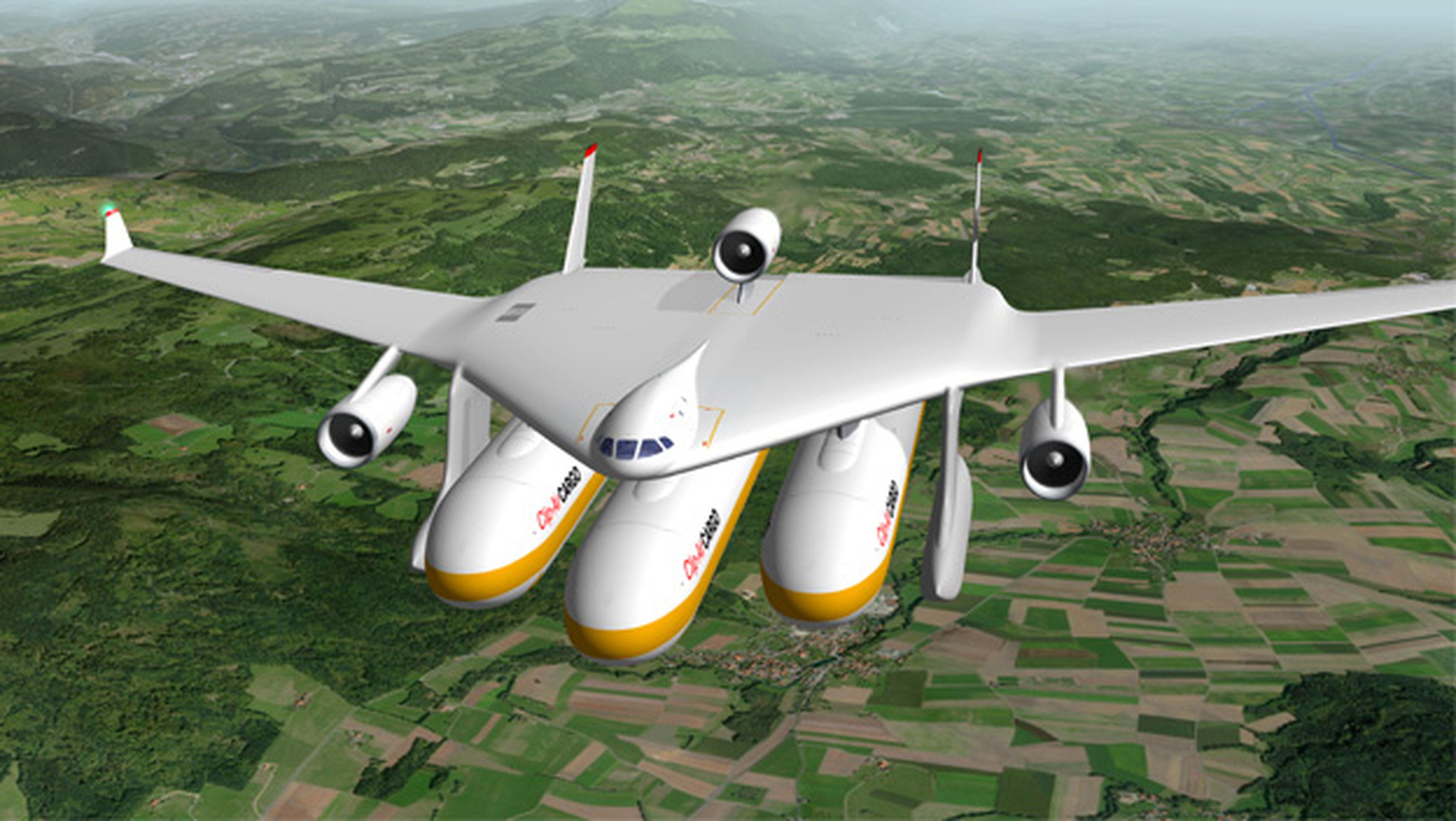 Un avión modular para viajar por tierra, mar y aire