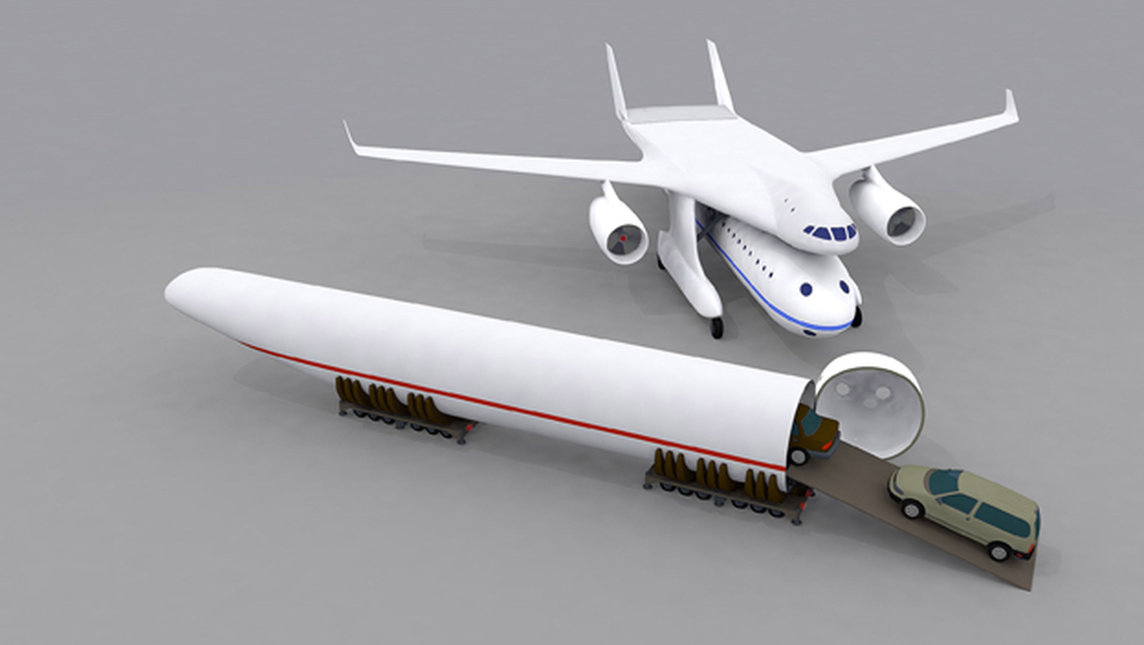 Un avión modular para viajar por tierra, mar y aire