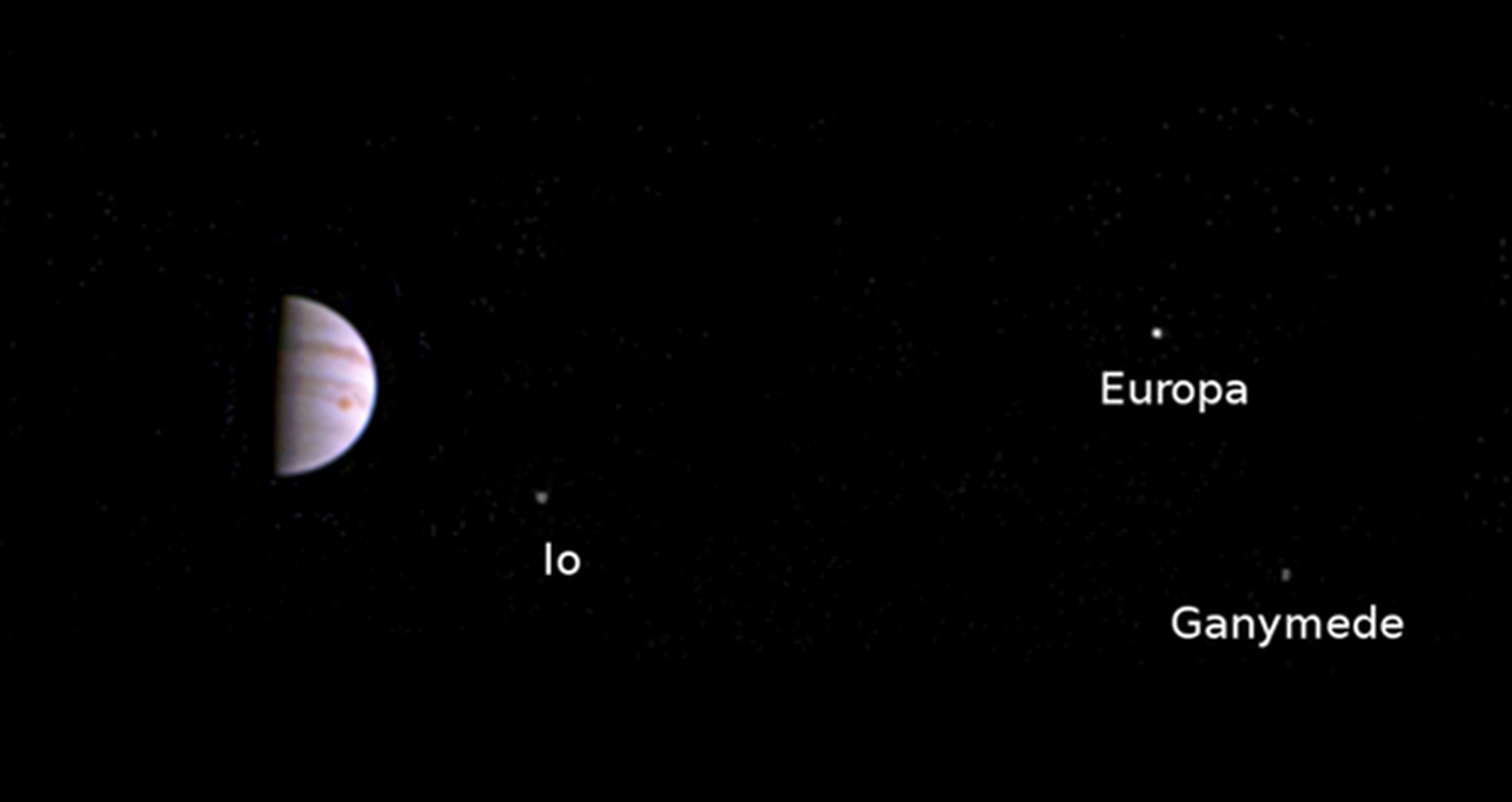 La NASA publica la primera foto de Júpiter tomada por Juno