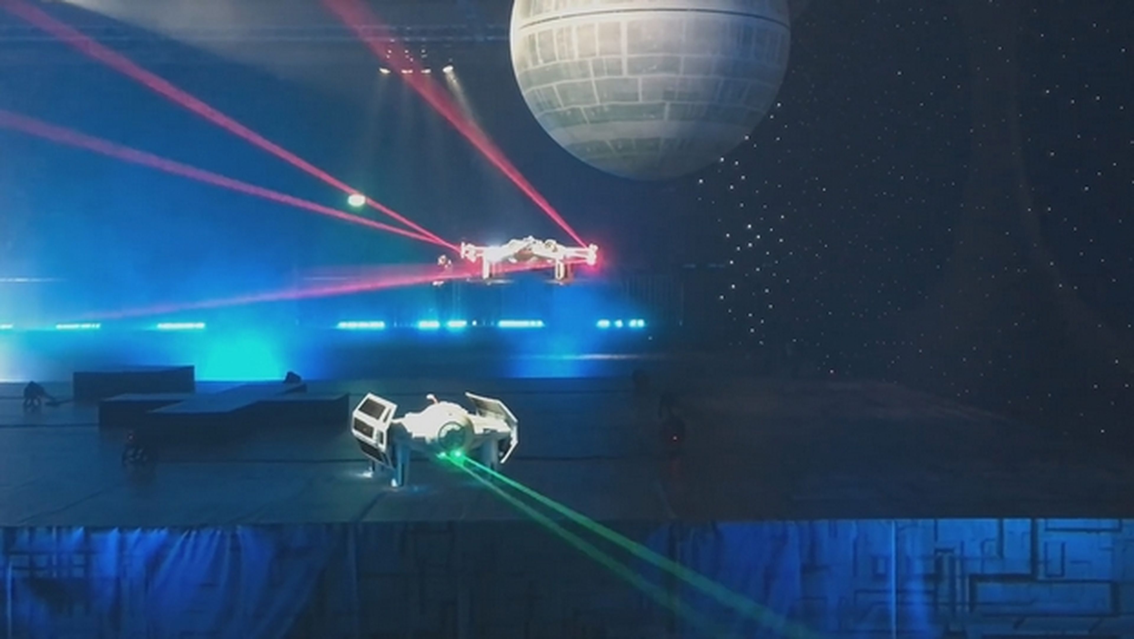 Los drones oficiales de Star Wars disparan rayos láser de verdad
