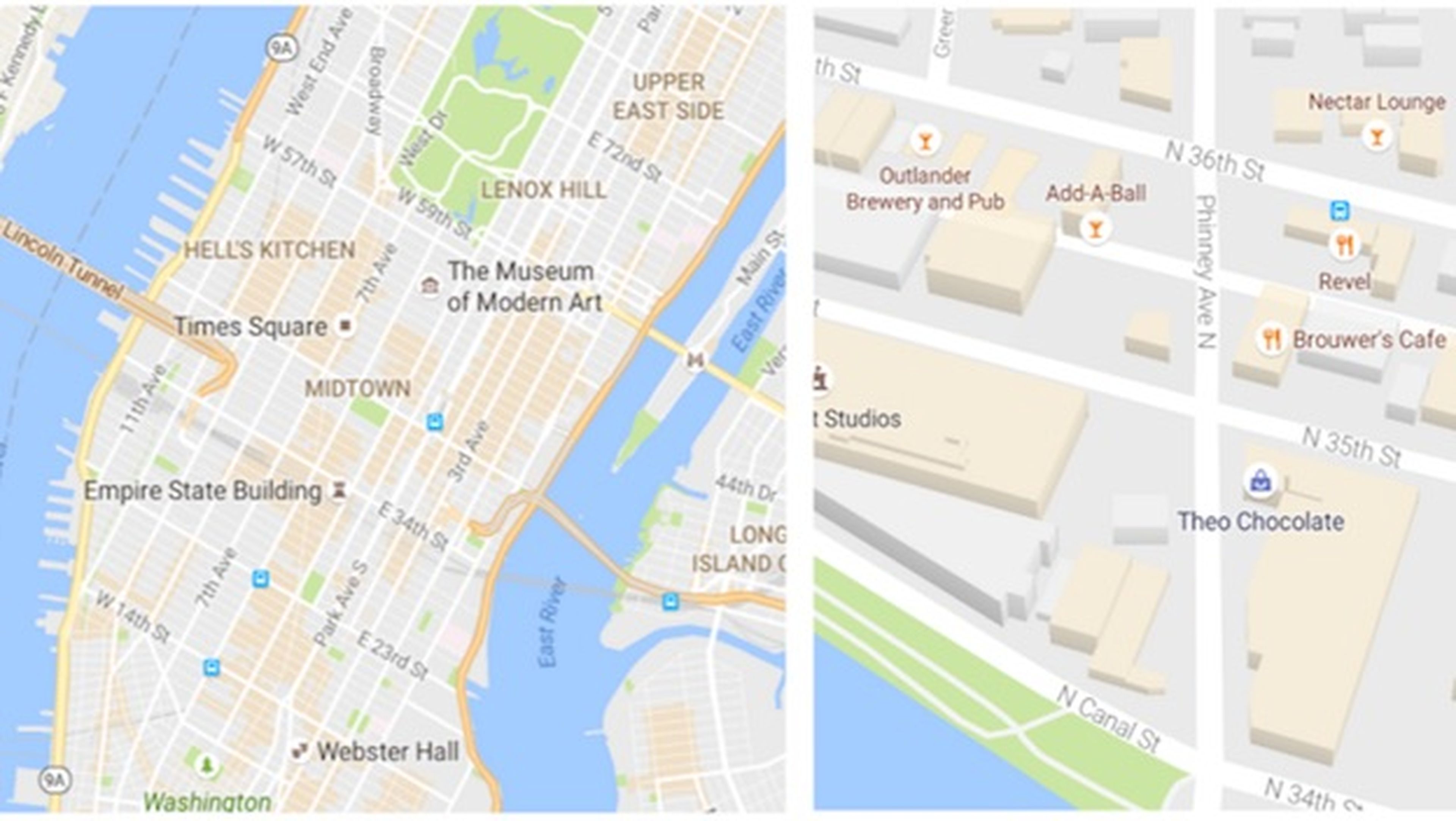 Google Maps presenta un cambio de look más fresco