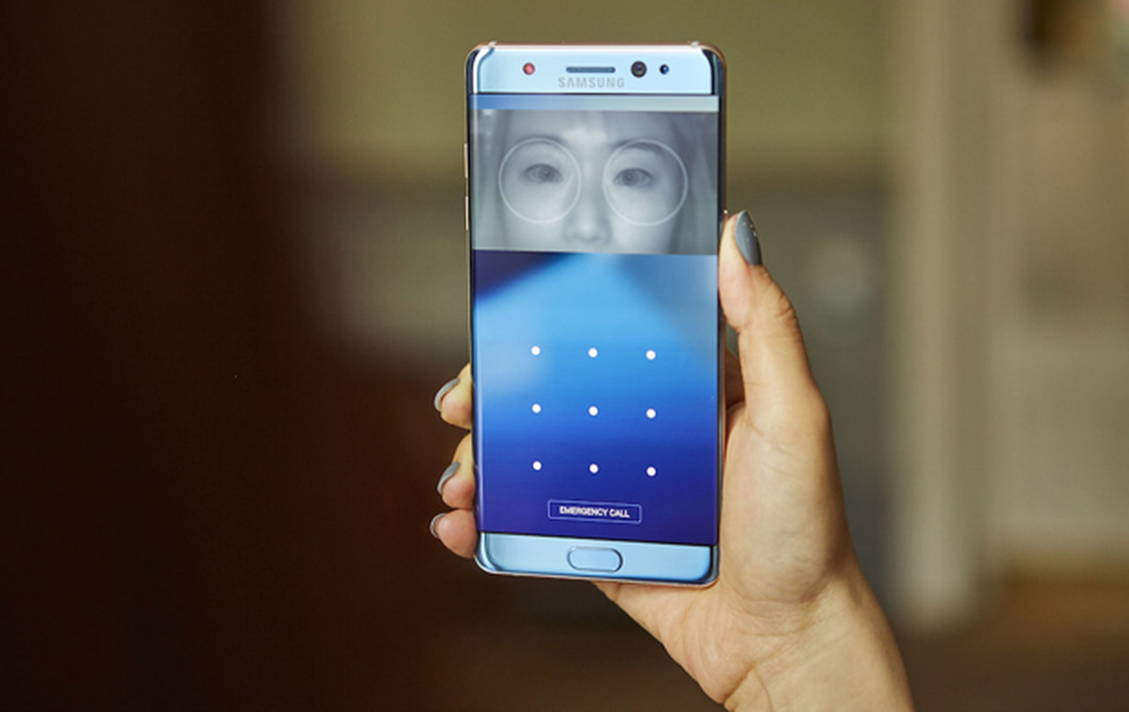 Galaxy Note 7 Escáner Iris