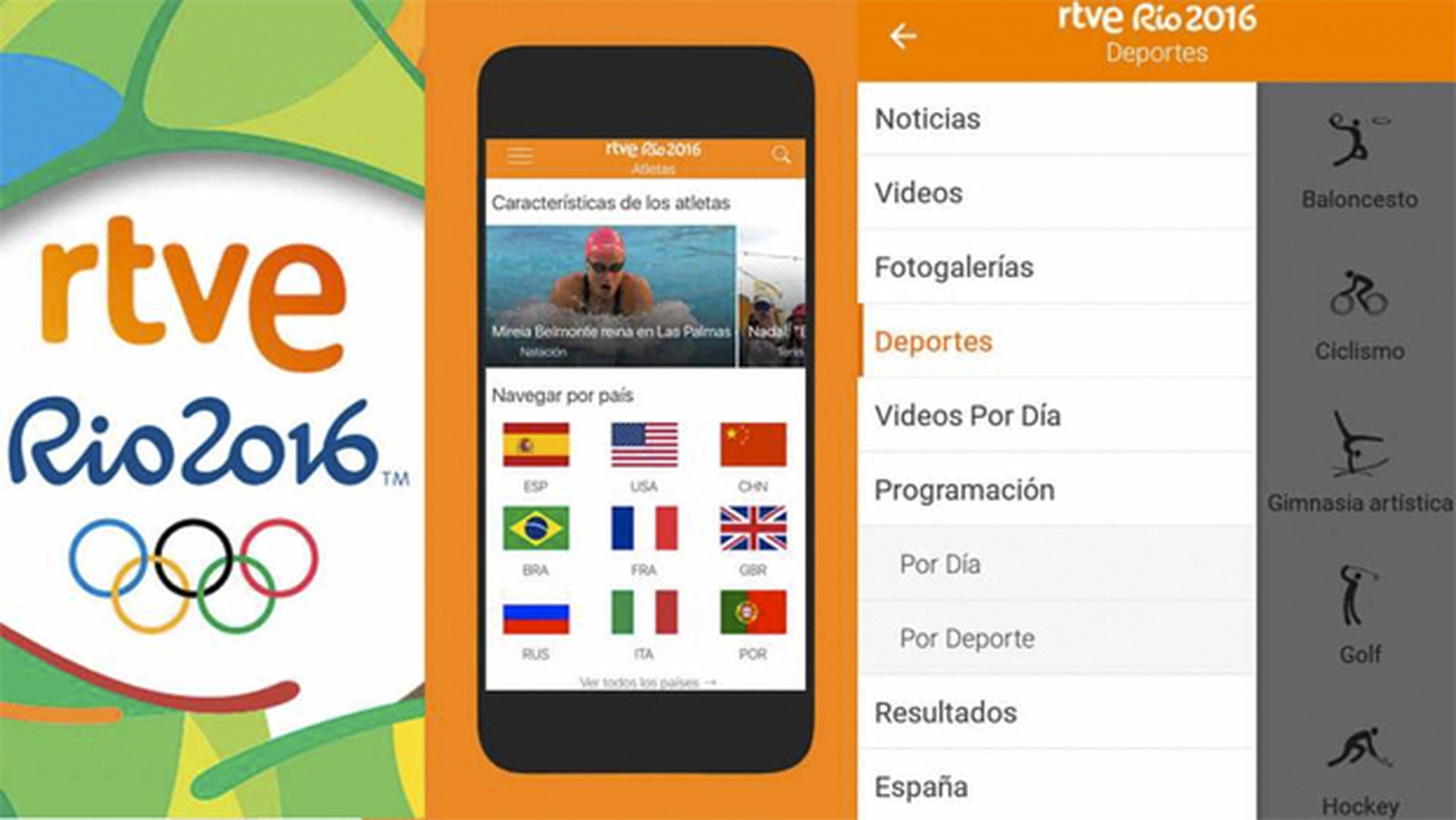 App Juegos Olimpicos RTVE
