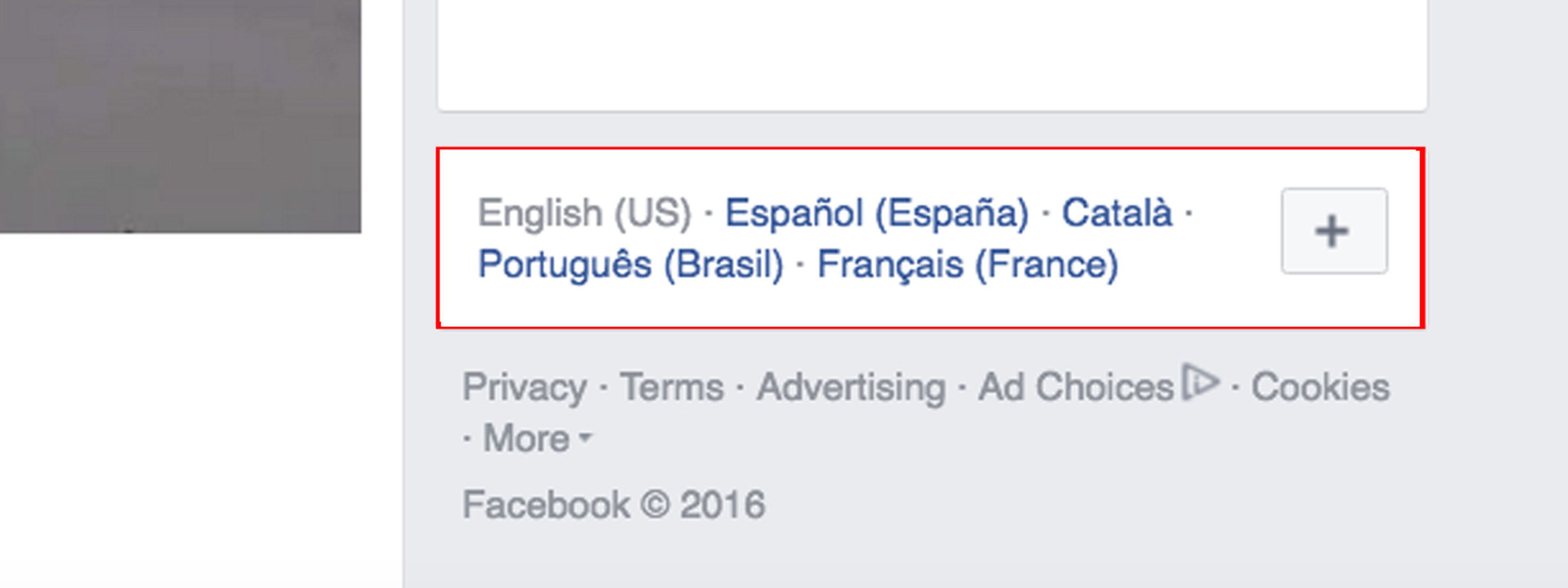 El método más fácil para cambiar de idioma el Facebook
