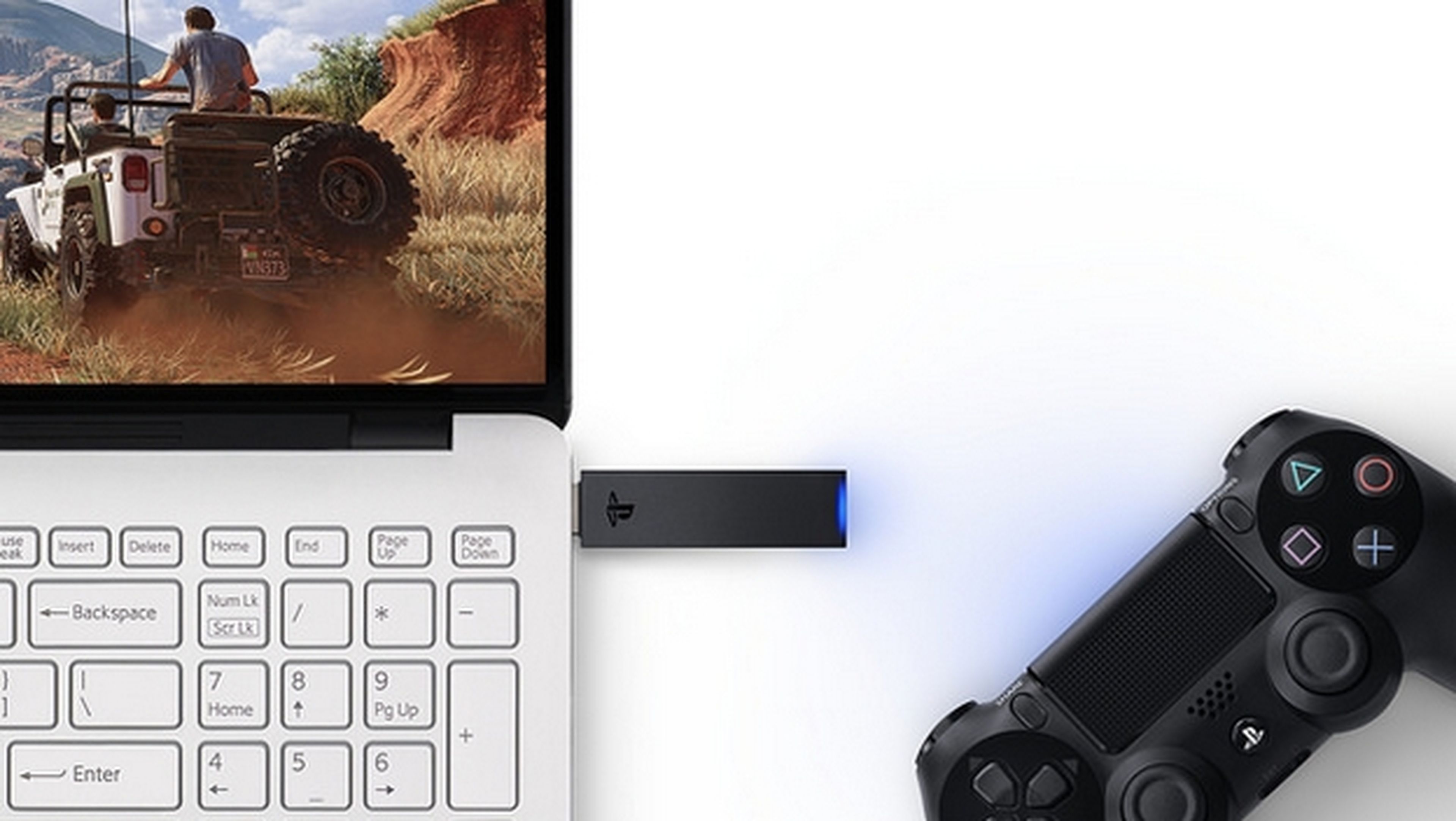Usa el mando de PS4 en PC con el adaptador inalámbrico USB Dualshock 4
