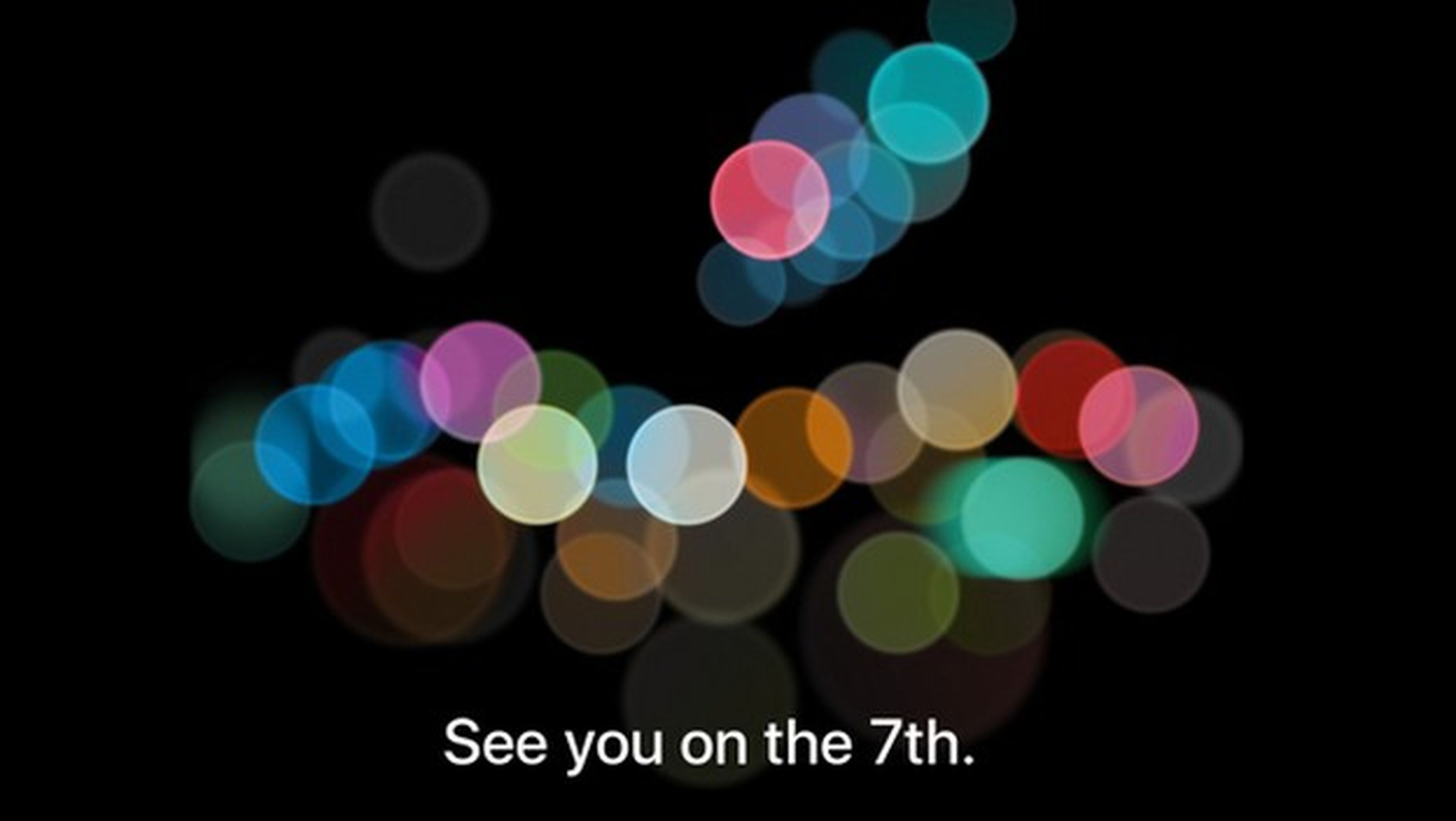 iPhone 7 se presentará el 7 de septiembre, Apple lo confirma