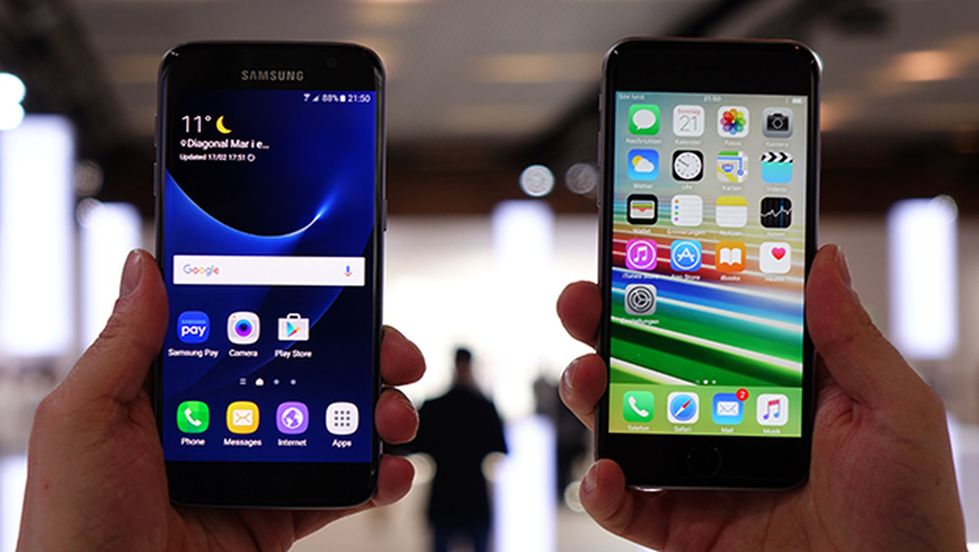 Samsung Galaxy vs iPhone 6s
