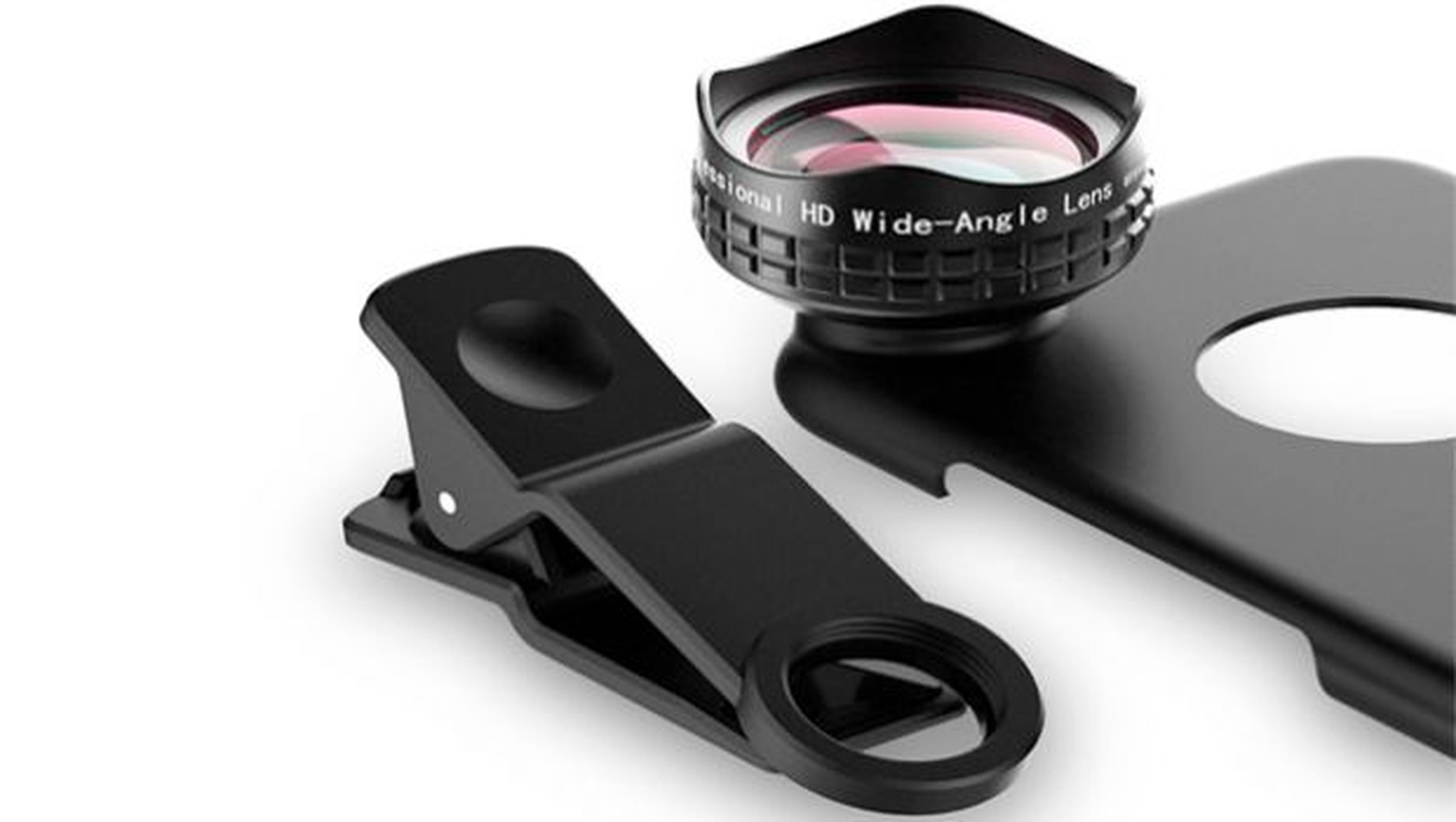 Con este kit podrás mantener proteger tu dispositivo y, llegado el momento, instalarle la lente gran angular de forma rápida y segura.