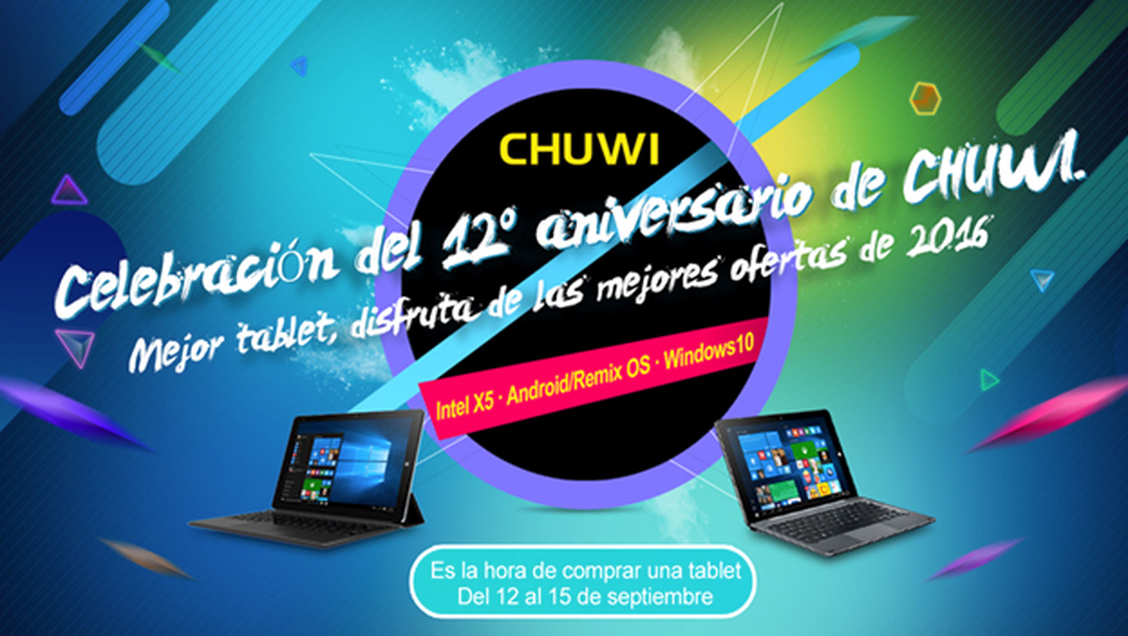 Chuwi celebra su 12º aniversario regalándote tus compras
