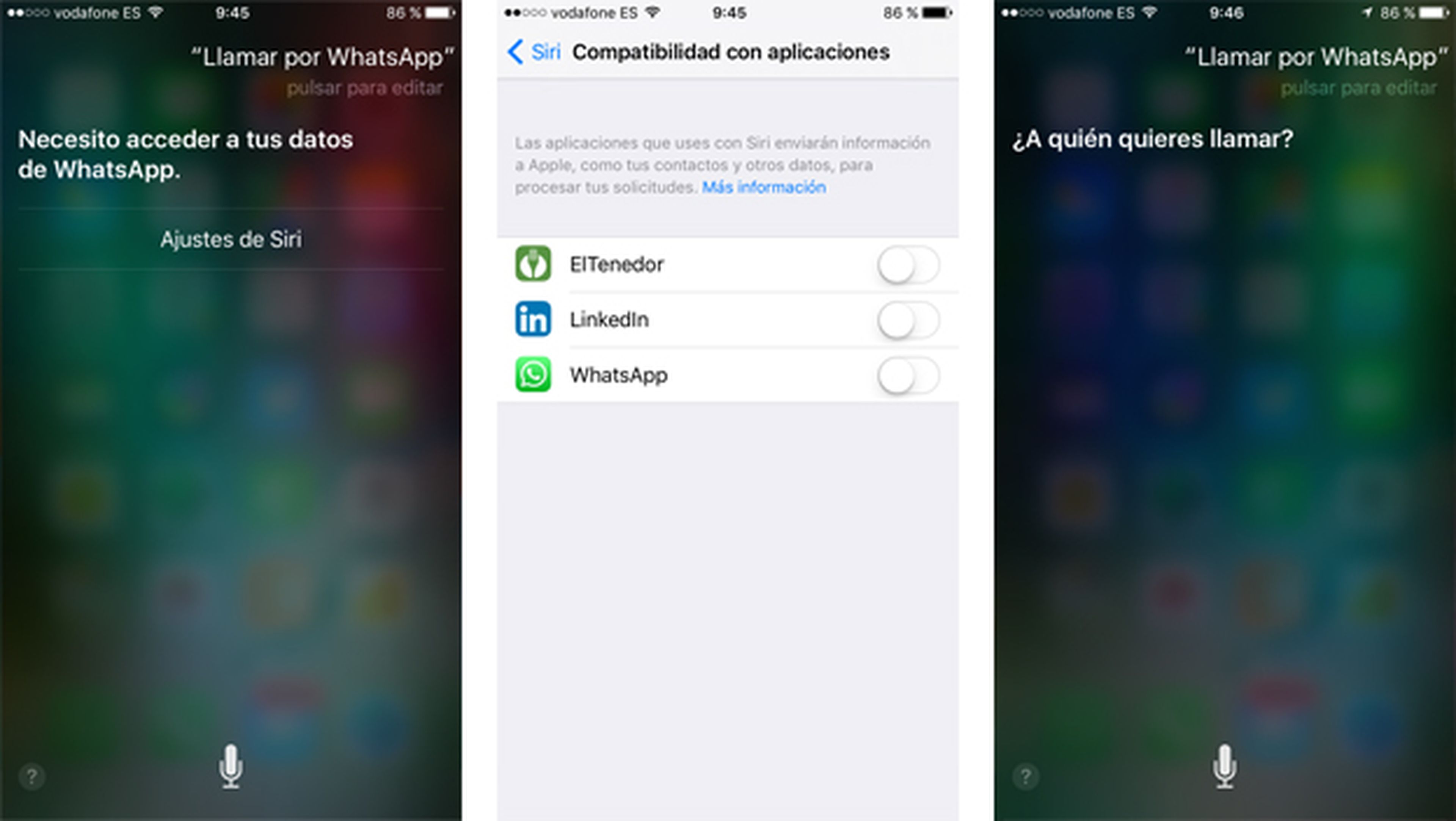 Siri se integra en WhatsApp gracias a la última actualización