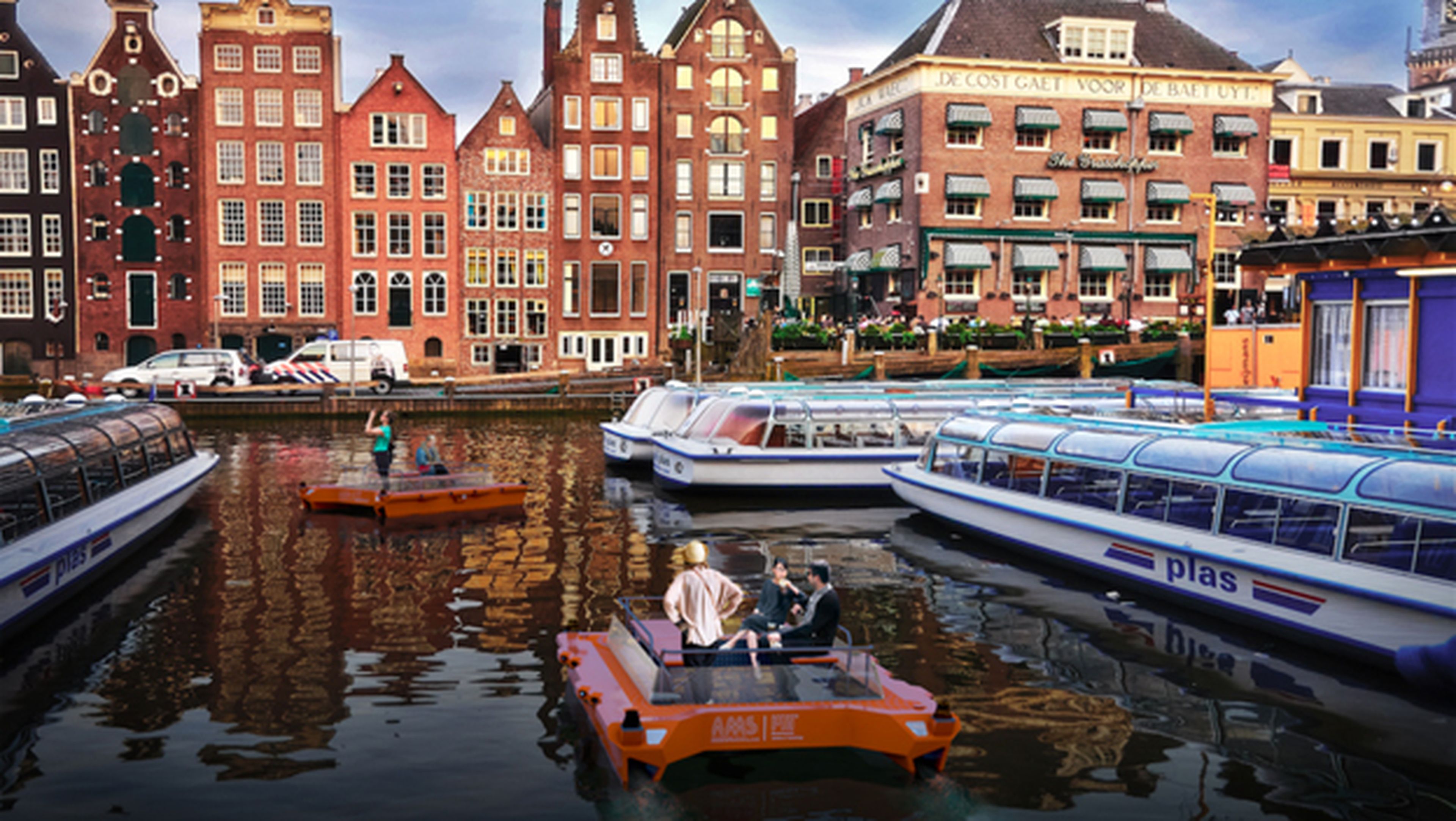Ámsterdam probará botes autónomos en sus canales