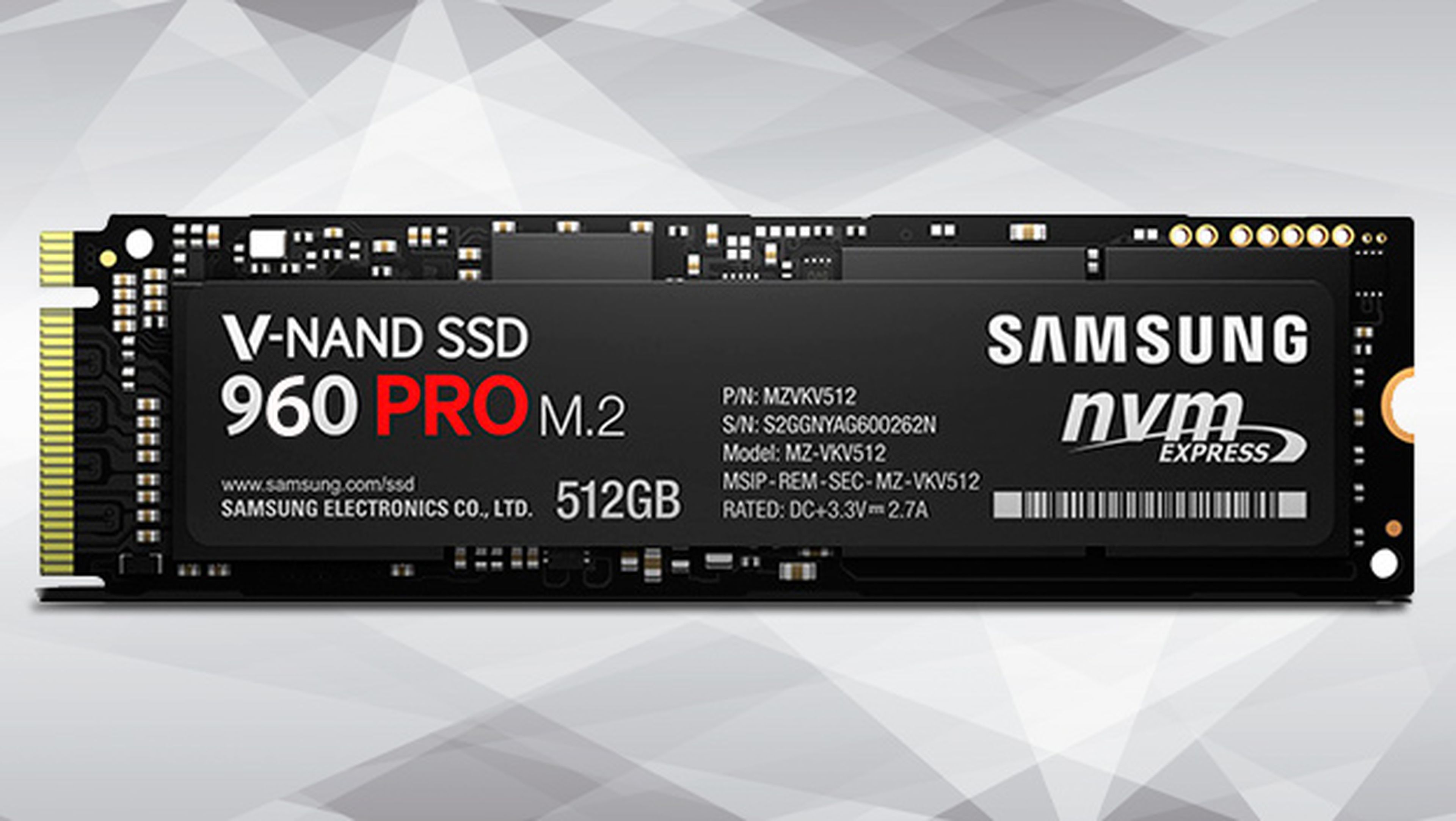 nuevo samsung SSD 960 EVO y 960 PRO