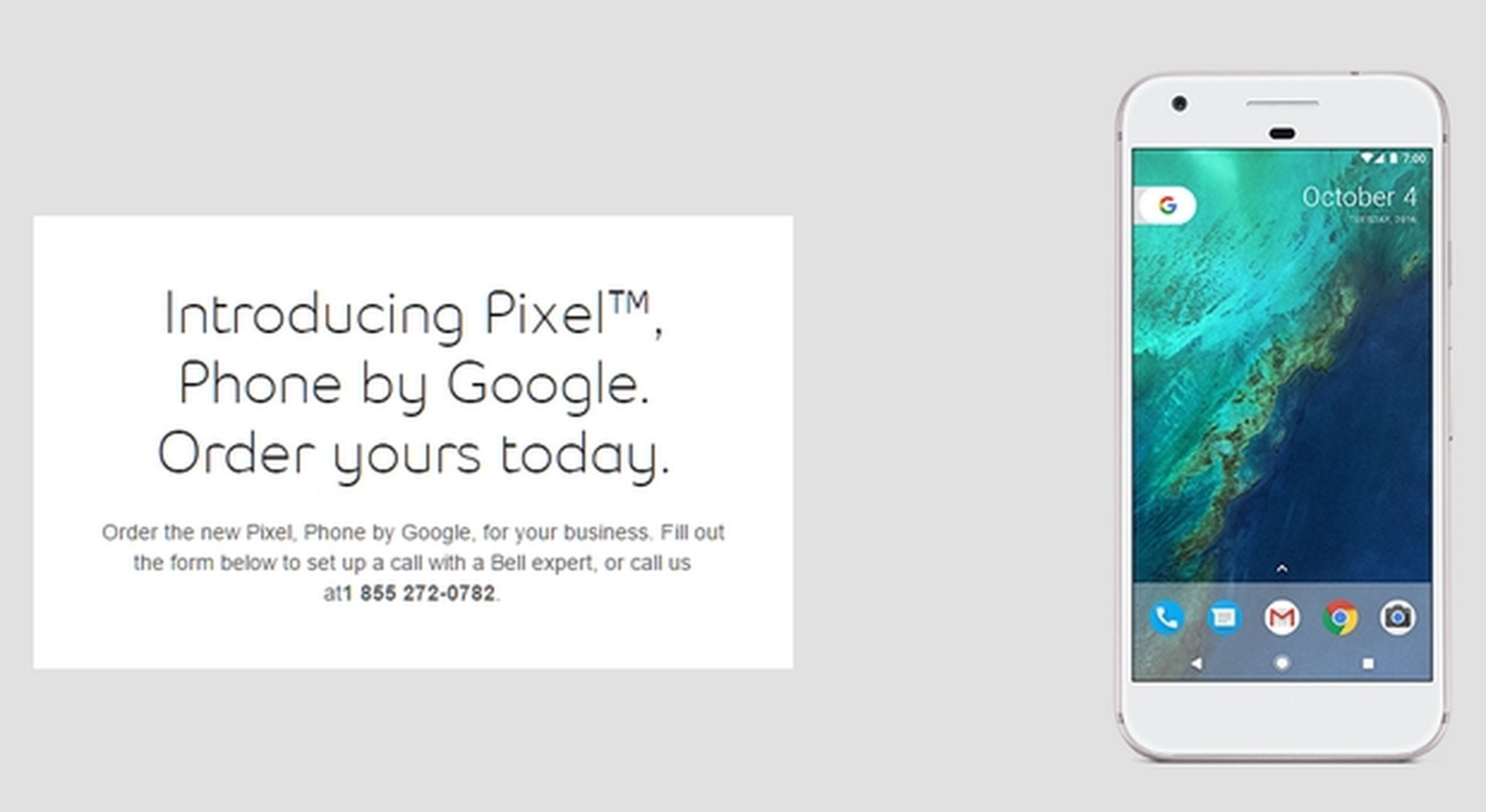 Este es el nuevo smartphone Google Pixel