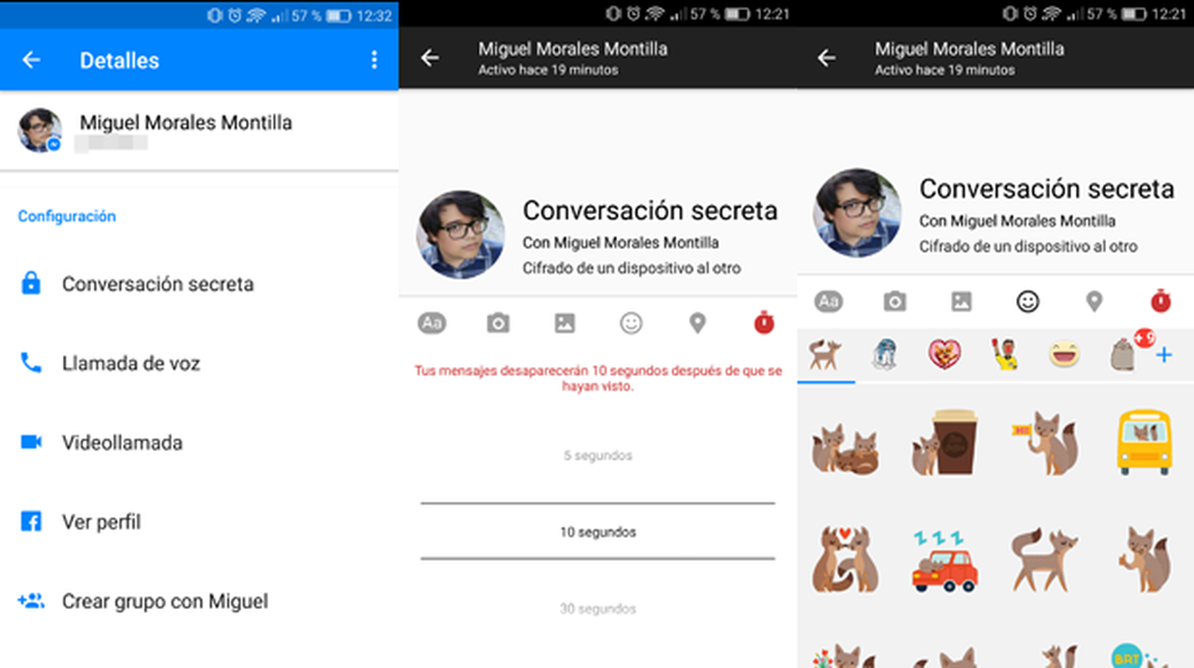 Las conversaciones secretas de Messenger, ya disponibles