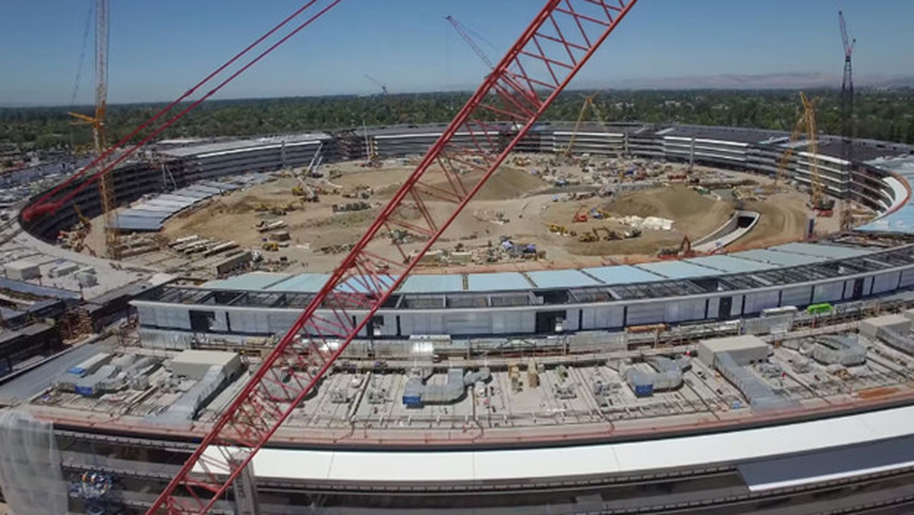 Construcción de la sede de Apple en Cupertino